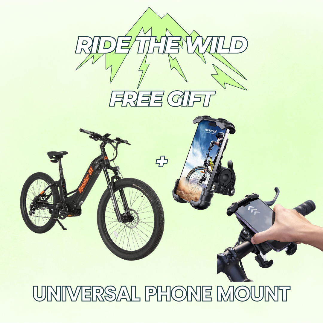 Eunorau SPECTER-ST 2.0 1000W Step Thru Electric Bike Top Speed 28mph