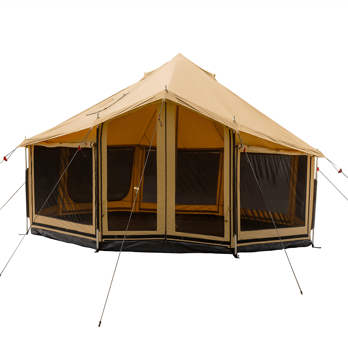 White Duck Outdoors 14' Altimus Bell Tent Four Season Canvas Glamping Tent
