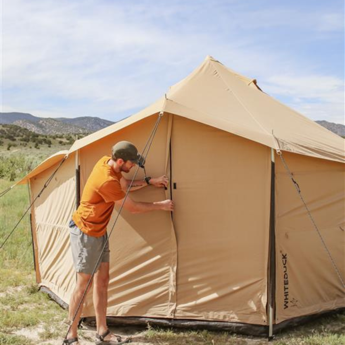 White Duck Outdoors 14' Altimus Bell Tent Four Season Canvas Glamping Tent