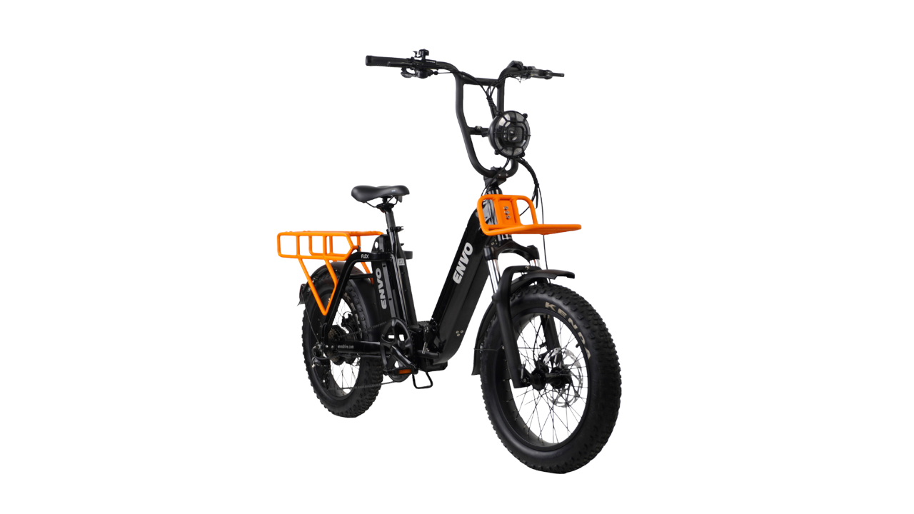 ENVO Flex Overland Off-Road Folding Cargo Electric Bike Top Speed 20mph 500W