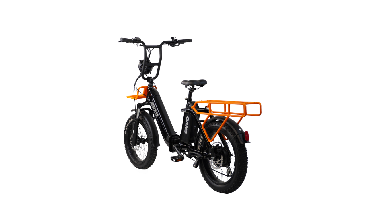 ENVO Flex Overland Off-Road Folding Cargo Electric Bike Top Speed 20mph 500W