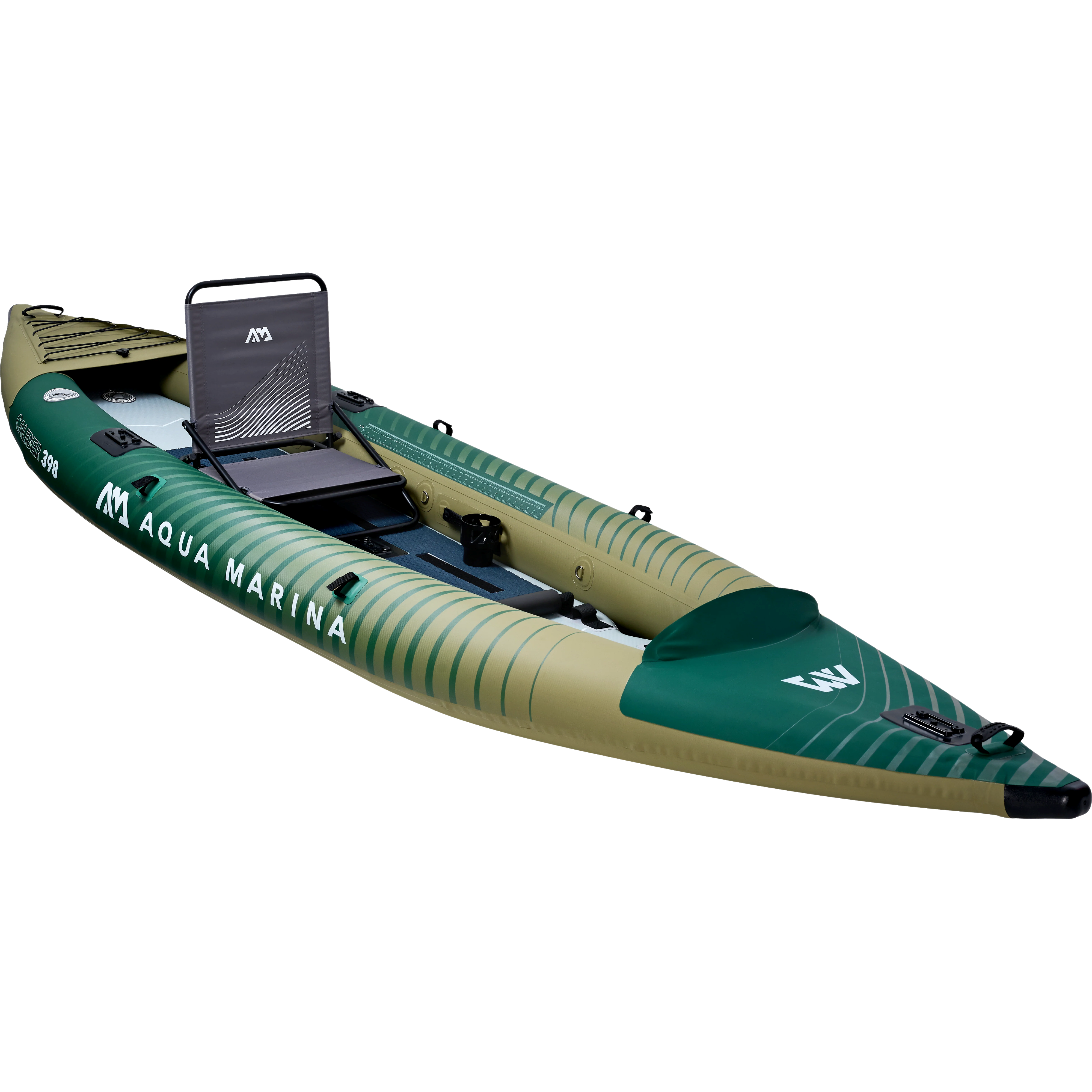 Aqua Marina CA-398 Caliber 13'1" Inflatable Fishing Kayak 1-2 Person