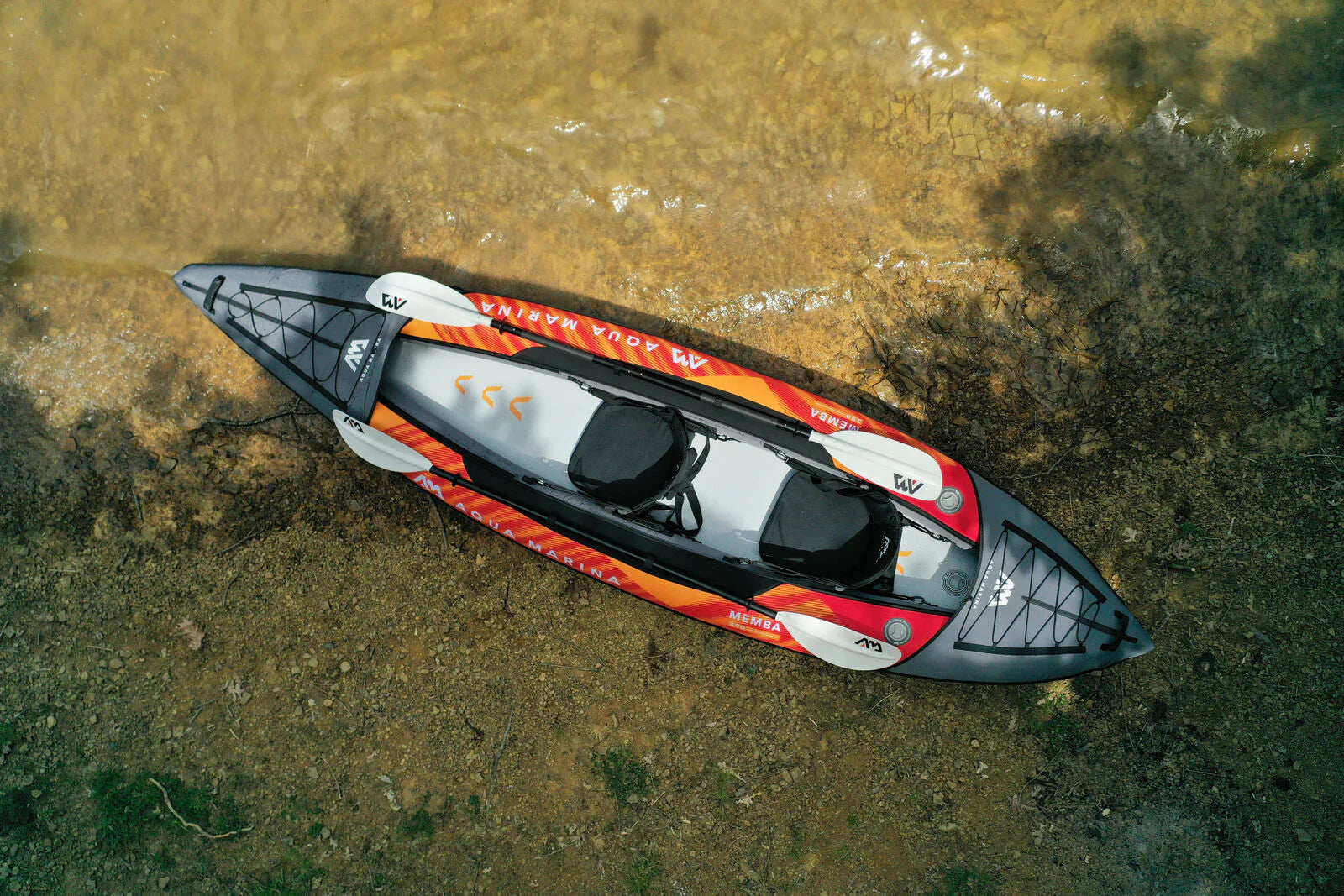 Aqua Marina ME-390 Memba 12'10" Inflatable Touring Kayak 2-Person