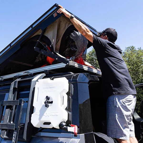 Badass Tents 2020-24 Land Rover NEW Defender 110 CONVOY® Rooftop Tent w/ Low Mount Crossbars