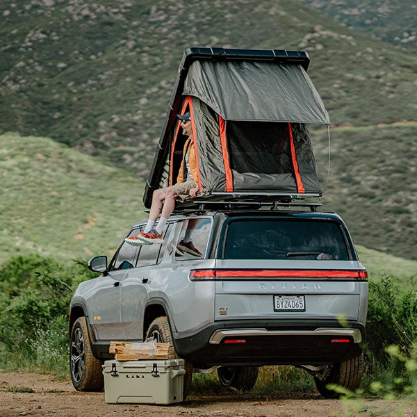 Badass Tents RUGGED Rooftop Tent (Universal Fit) w/ Top Crossbars