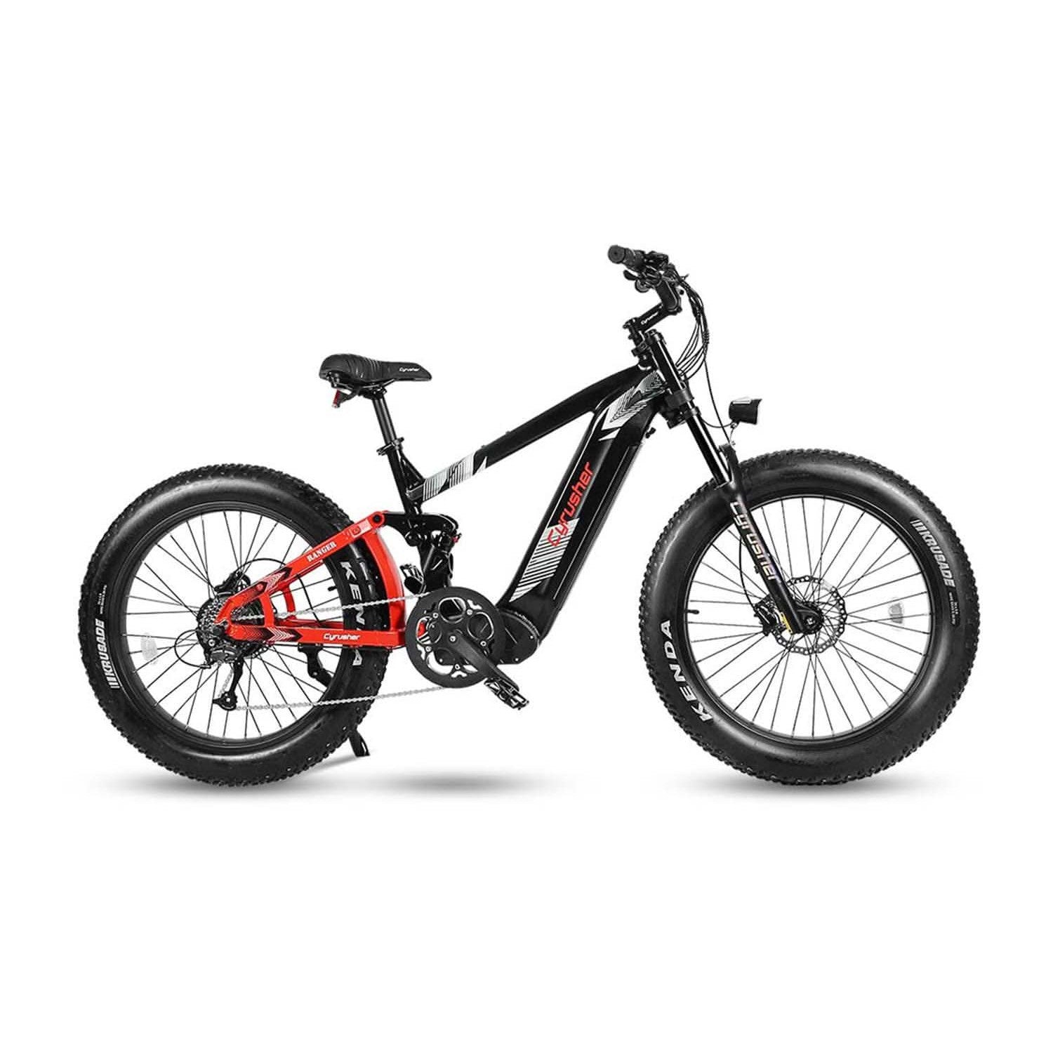 Cyrusher Ranger All-Terrain Mountain Electric Bike - 28mph, 750W Motor, 52V 20Ah Battery