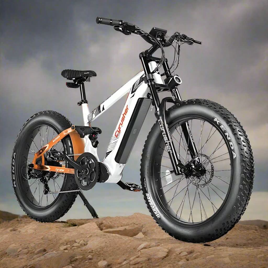 Cyrusher Ranger All-Terrain Mountain Electric Bike - 28mph, 750W Motor, 52V 20Ah Battery