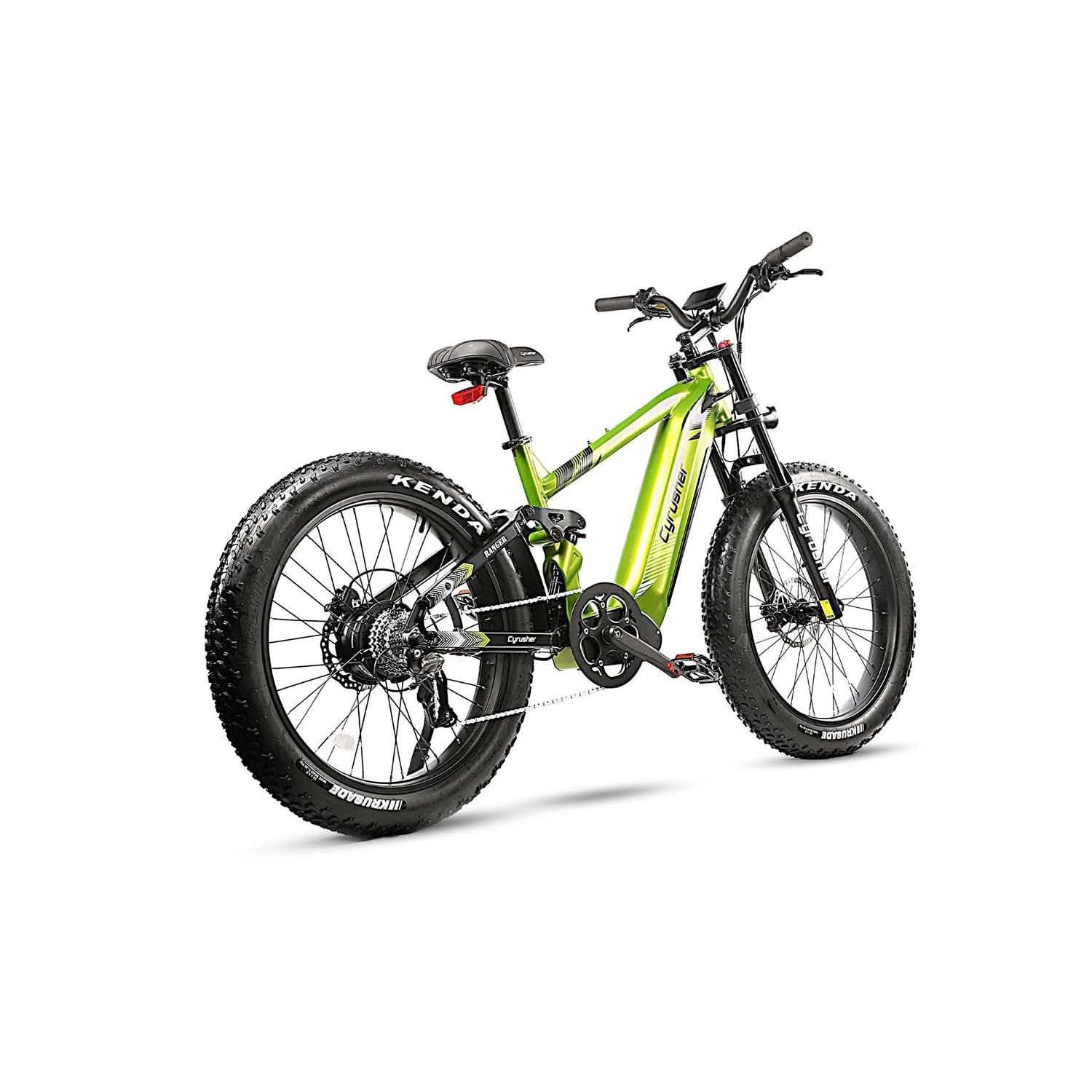 Cyrusher Ranger All-Terrain Mountain Electric Bike - 28mph, 750W Motor, 52V 20Ah Battery