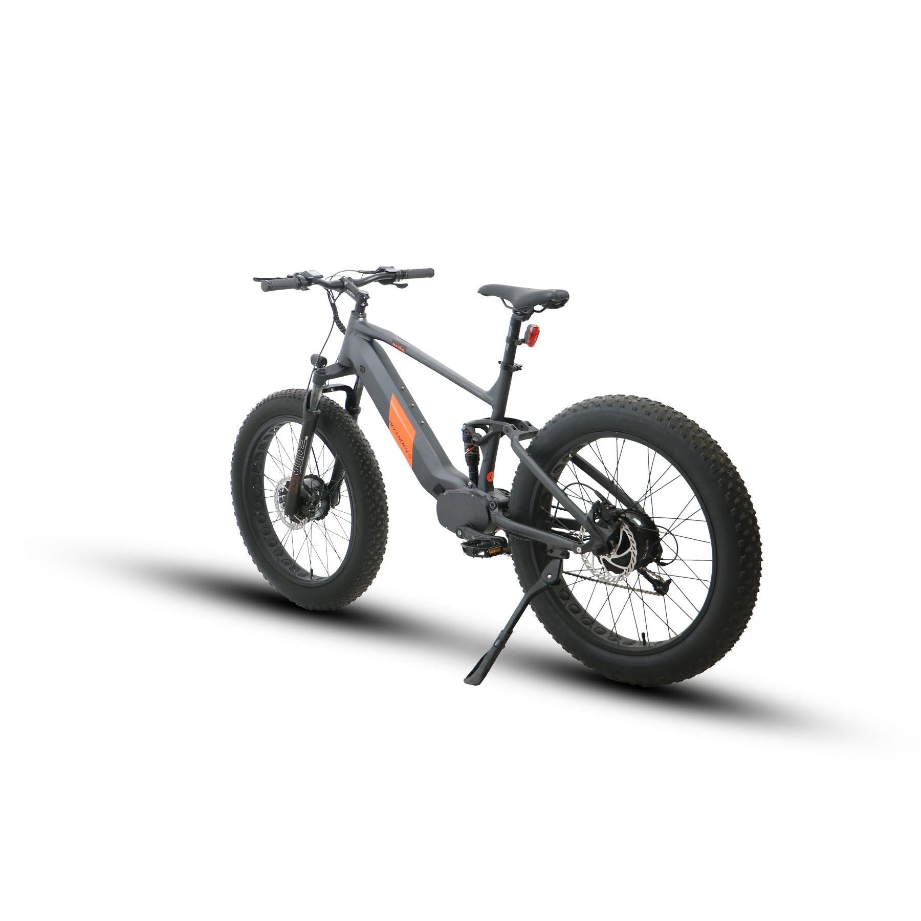 Eunorau DEFENDER-S AWD Dual Suspension Fat Tire Electric Mountain Bike Top Speed 20mph