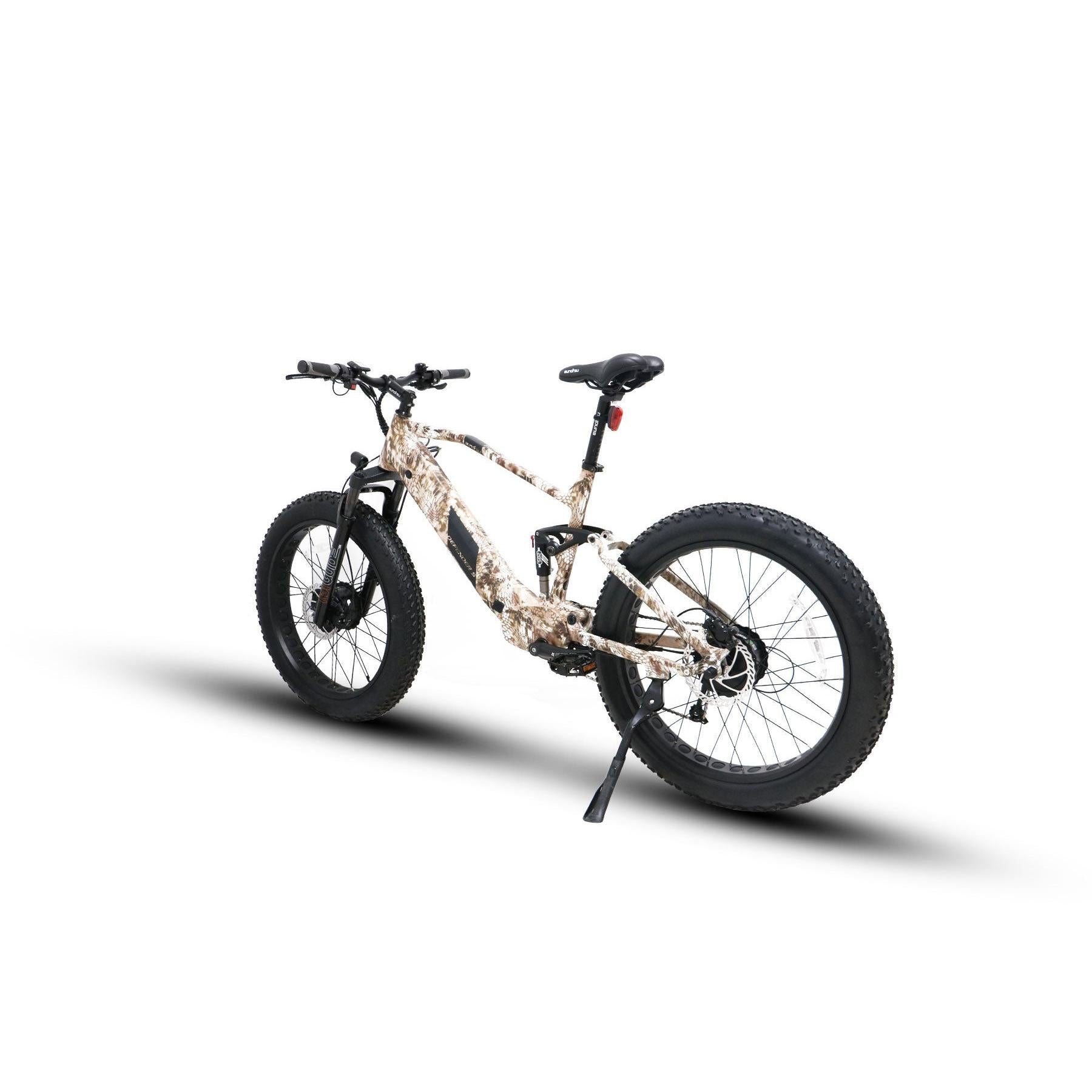 Eunorau DEFENDER-S AWD Dual Suspension Fat Tire Electric Mountain Bike Top Speed 20mph