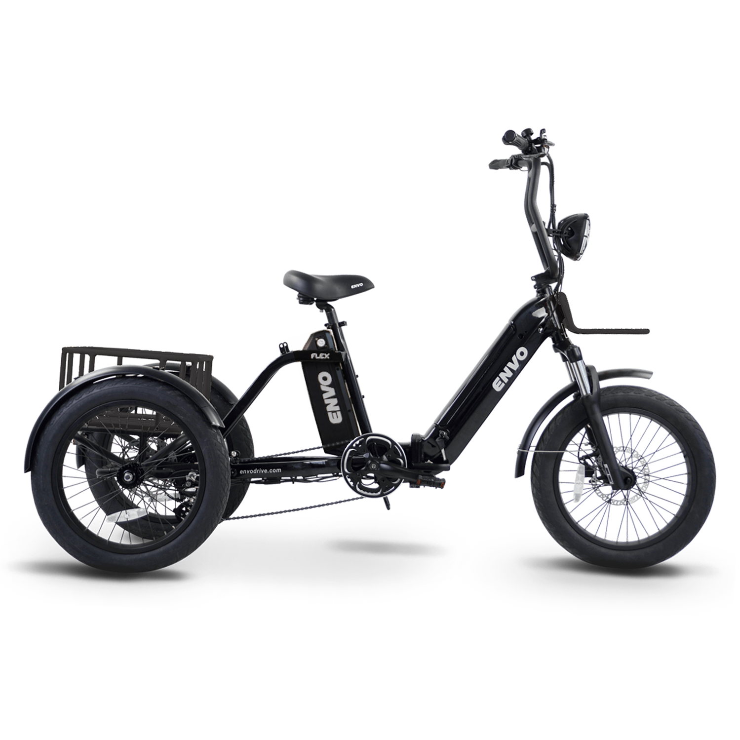 ENVO Flex Fat Tire Electric Adult Trike Top Speed 20mph