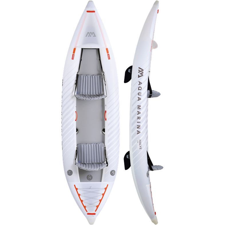 Aqua Marina HA-398 Halve 13'1" Inflatable Kayak Ultra Light All-Around 2 Person