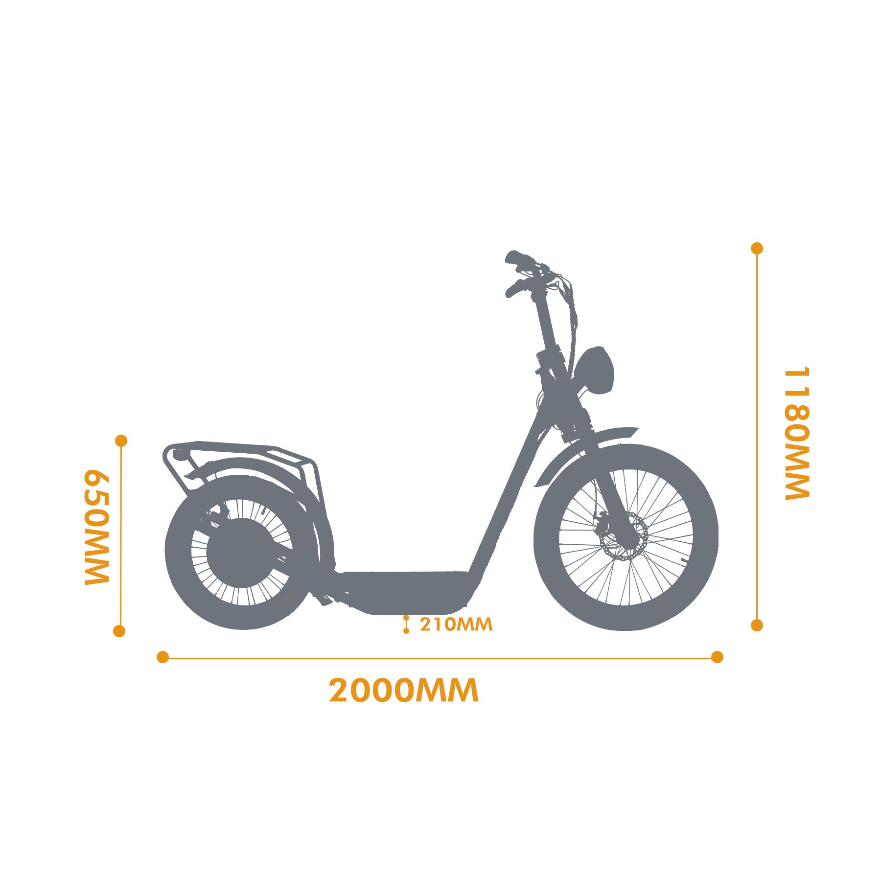 Eunorau JUMBO Electric Stand Up Kick Motor Scooter Top Speed 21 mph