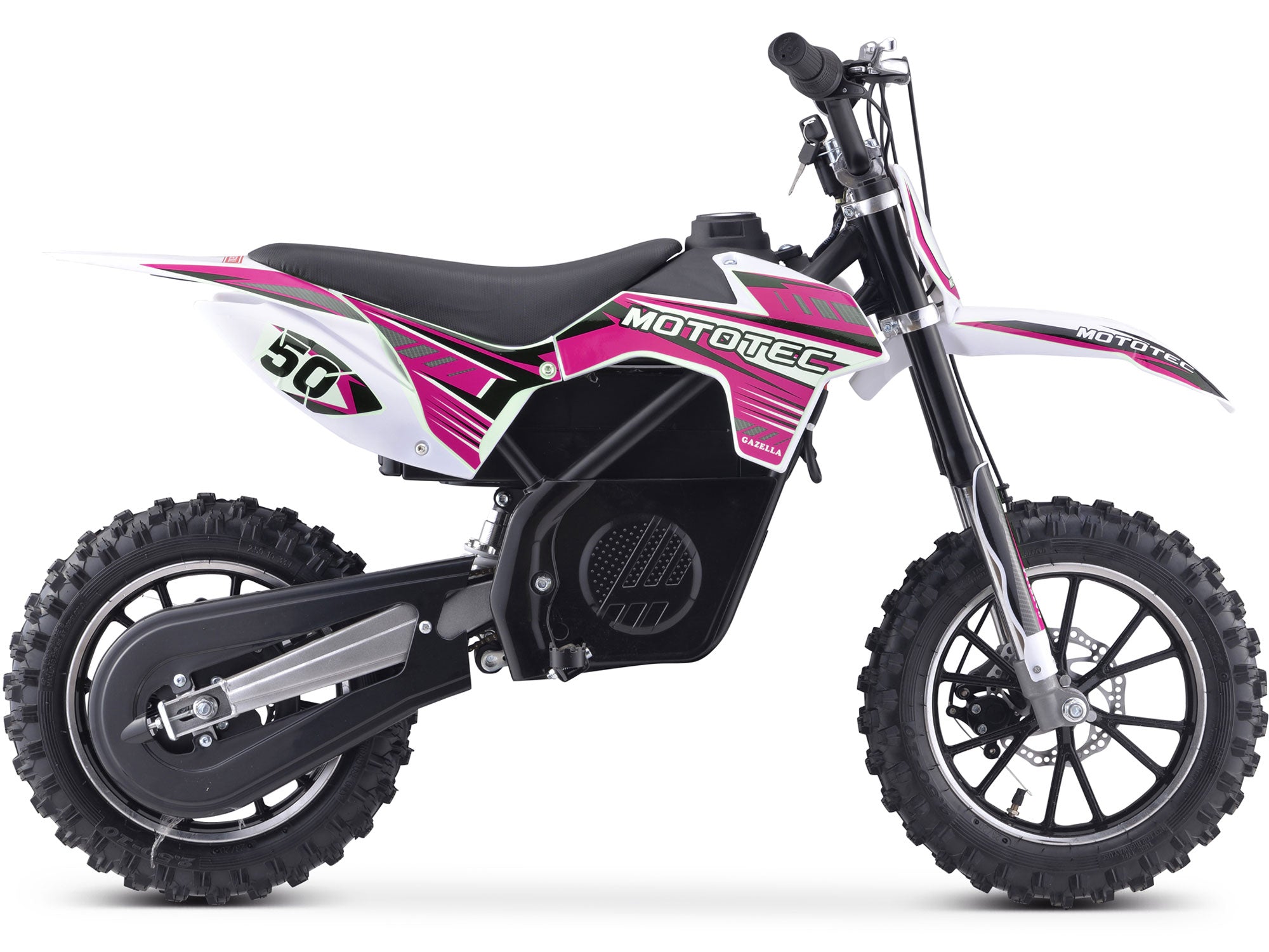 MotoTec Gazella 24V/12Ah 500W Electric Dirt Bike for Kids & Teens