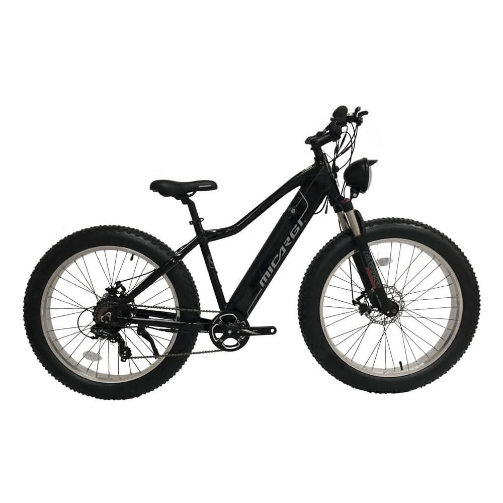 Micargi Steed 26" Electric Fat Tire Mountain Bike Top Speed 20mph