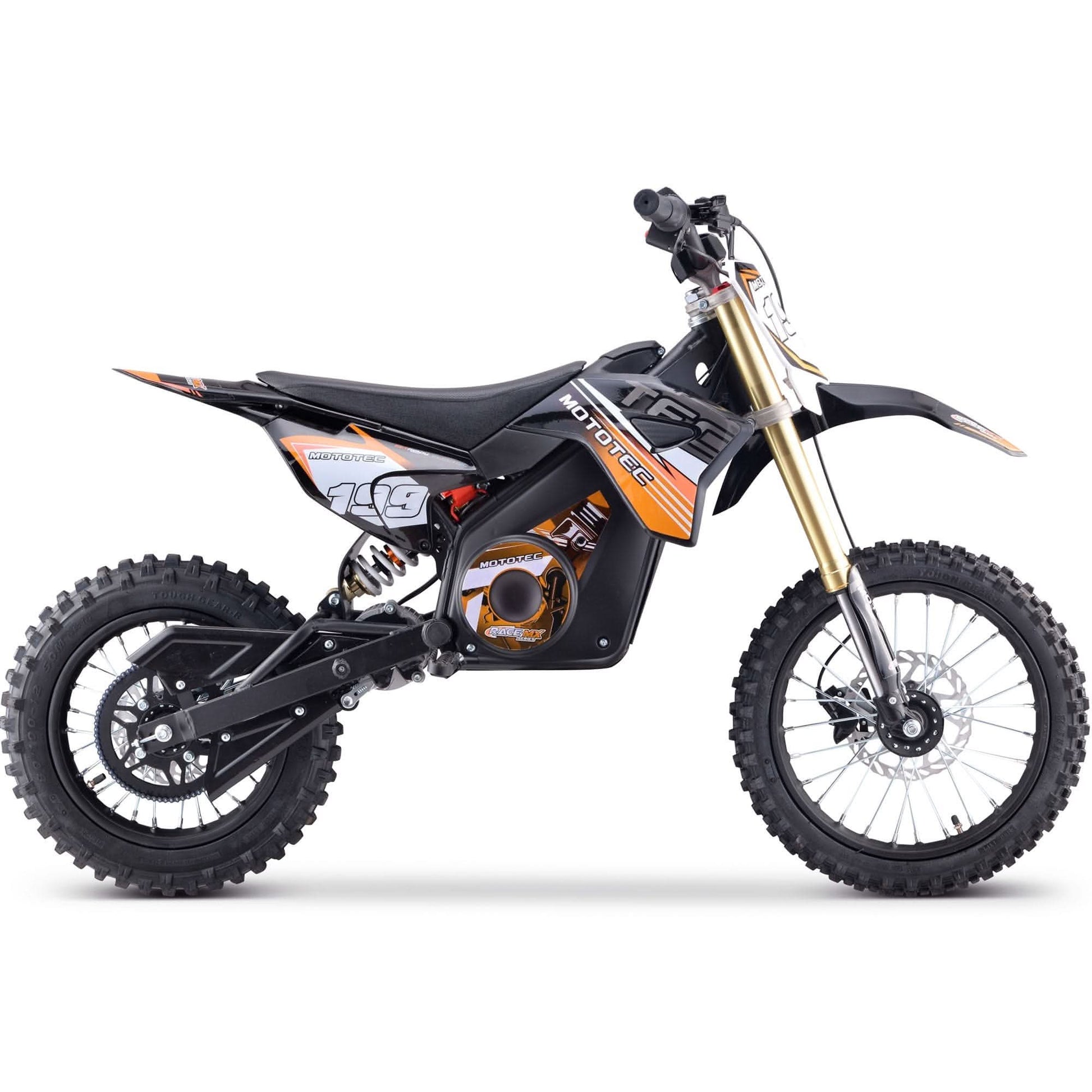 MotoTec 48v Pro Electric Dirt Bike 1600w Lithium Top Speed 25mph