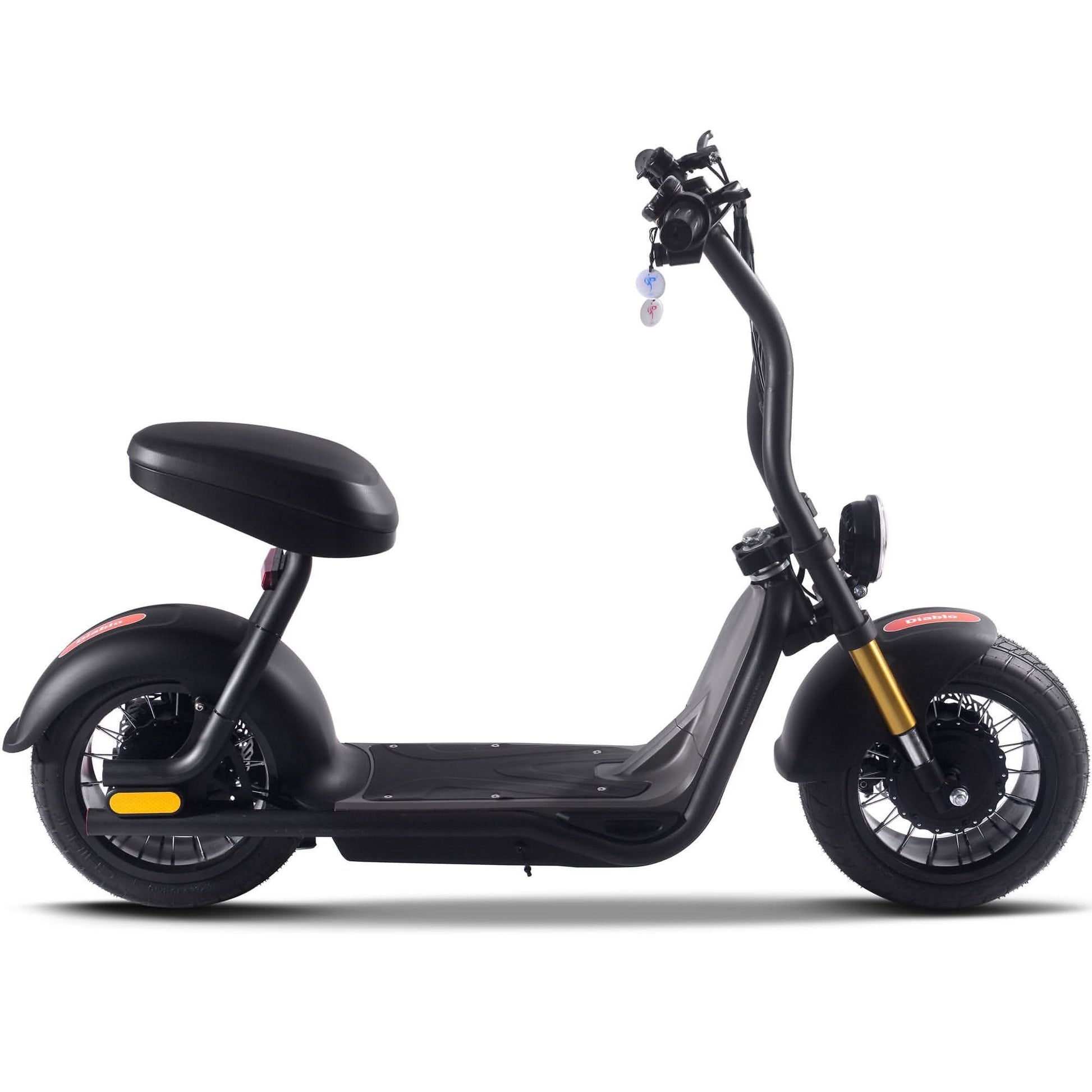 MotoTec Diablo 48v 1000w Lithium Electric Scooter Top Speed 25mph