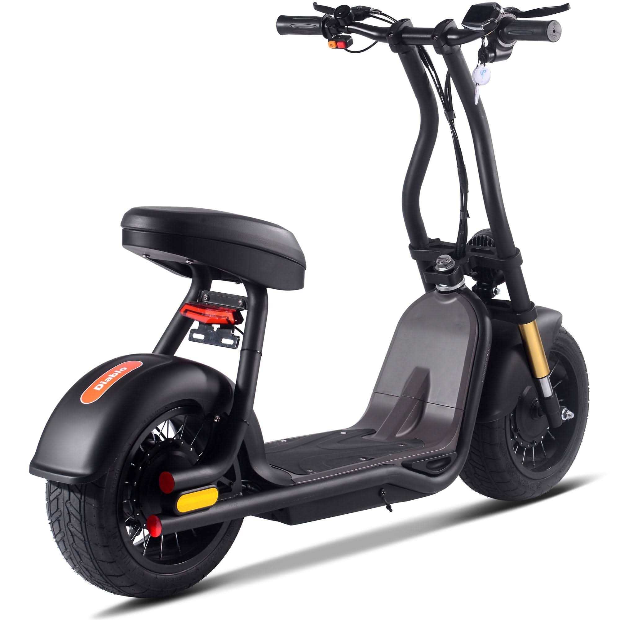 MotoTec Diablo 48v 1000w Lithium Electric Scooter Top Speed 25mph