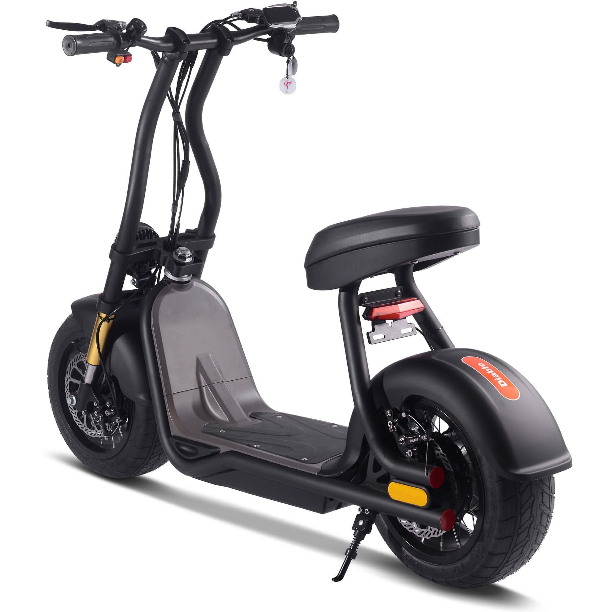 MotoTec Diablo 48v 1000w Lithium Electric Scooter Top Speed 25mph