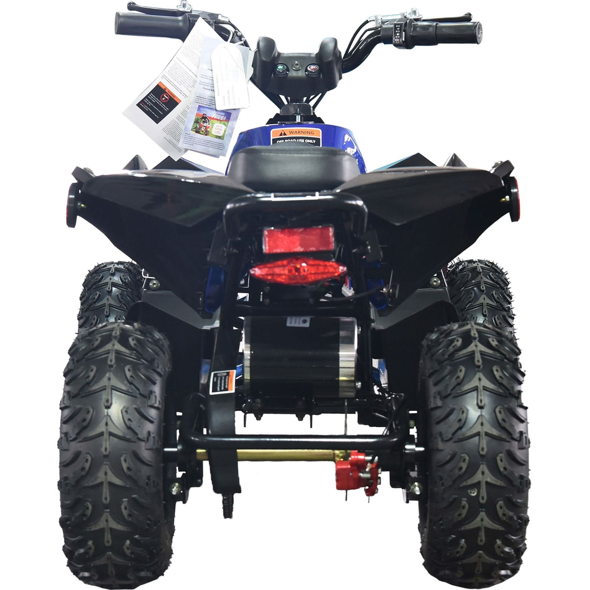 MotoTec E-Bully 36V 1000W Electric Powered Kids ATV - Top Speed 15mph