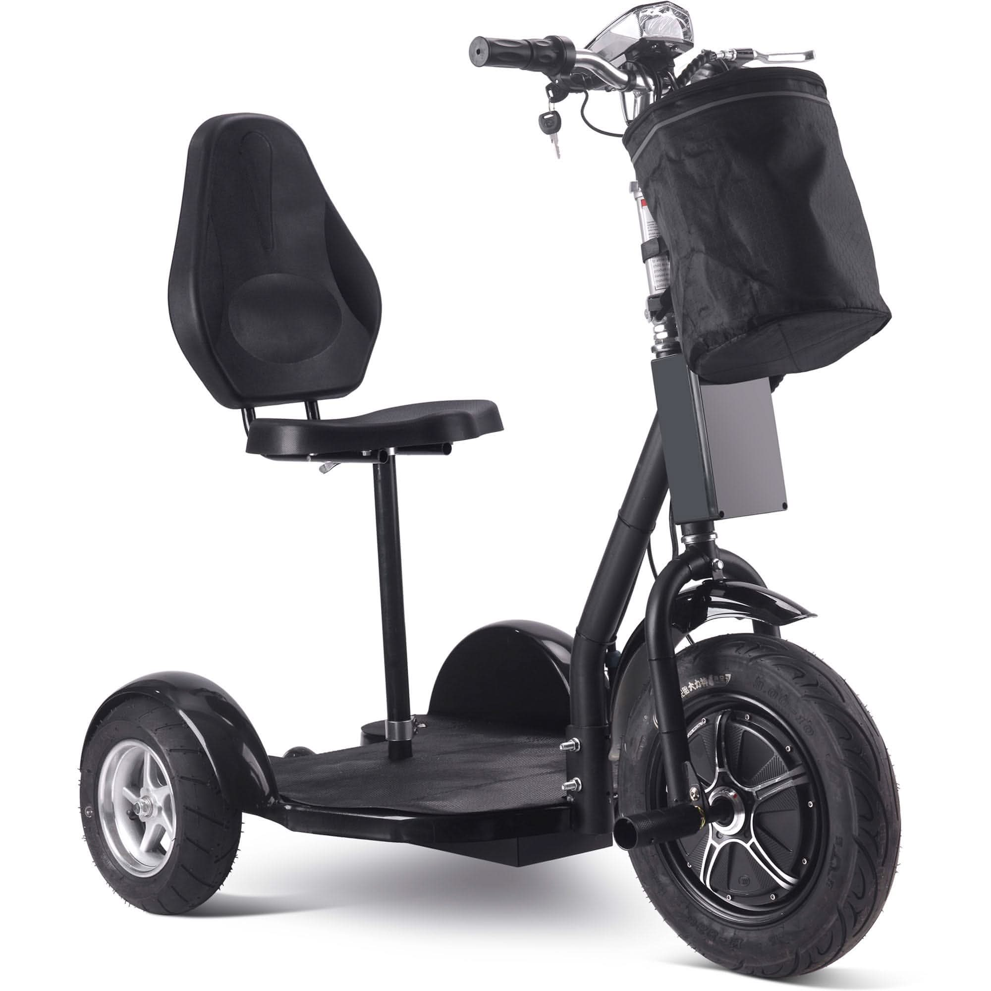 MotoTec Electric Trike 48v 1000w Lithium Top Speed 28mph