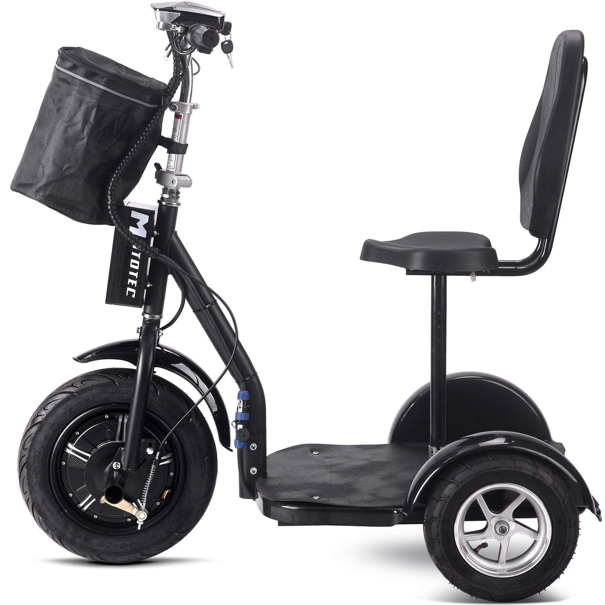 MotoTec Electric Trike 48v 1000w Lithium Top Speed 28mph