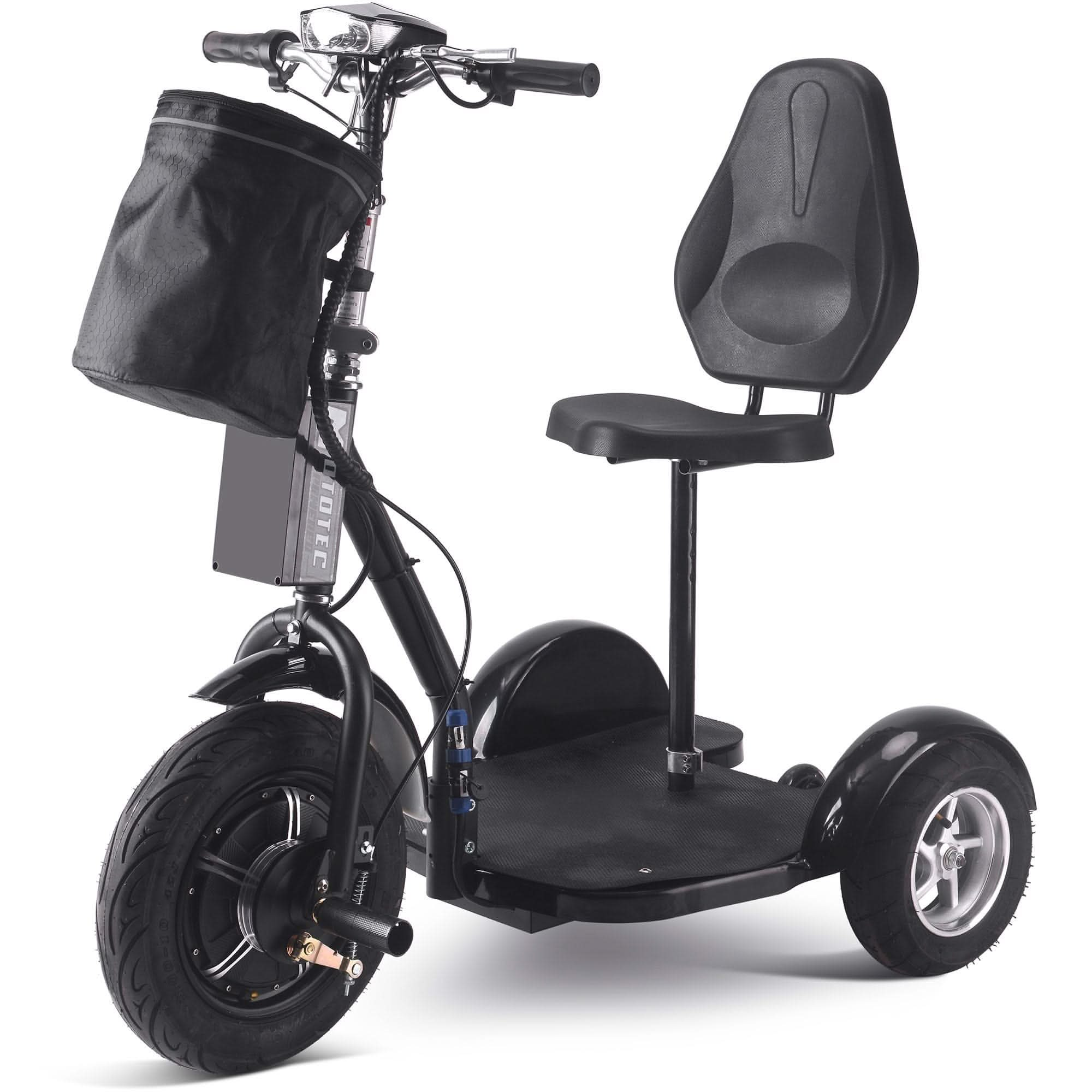 MotoTec Electric Trike 48v 1000w Lithium Top Speed 24mph