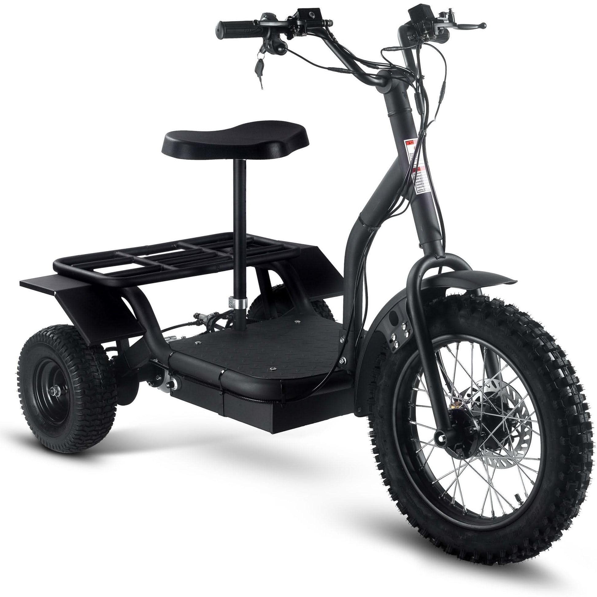 MotoTec Electric Trike 48v 1200w Top Speed 15mph