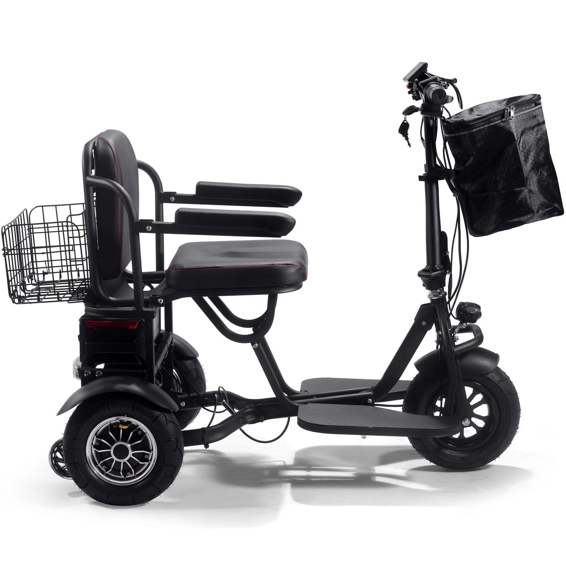 MotoTec Folding Electric Trike 48v 1000w Dual Motor Lithium Top Speed 17mph