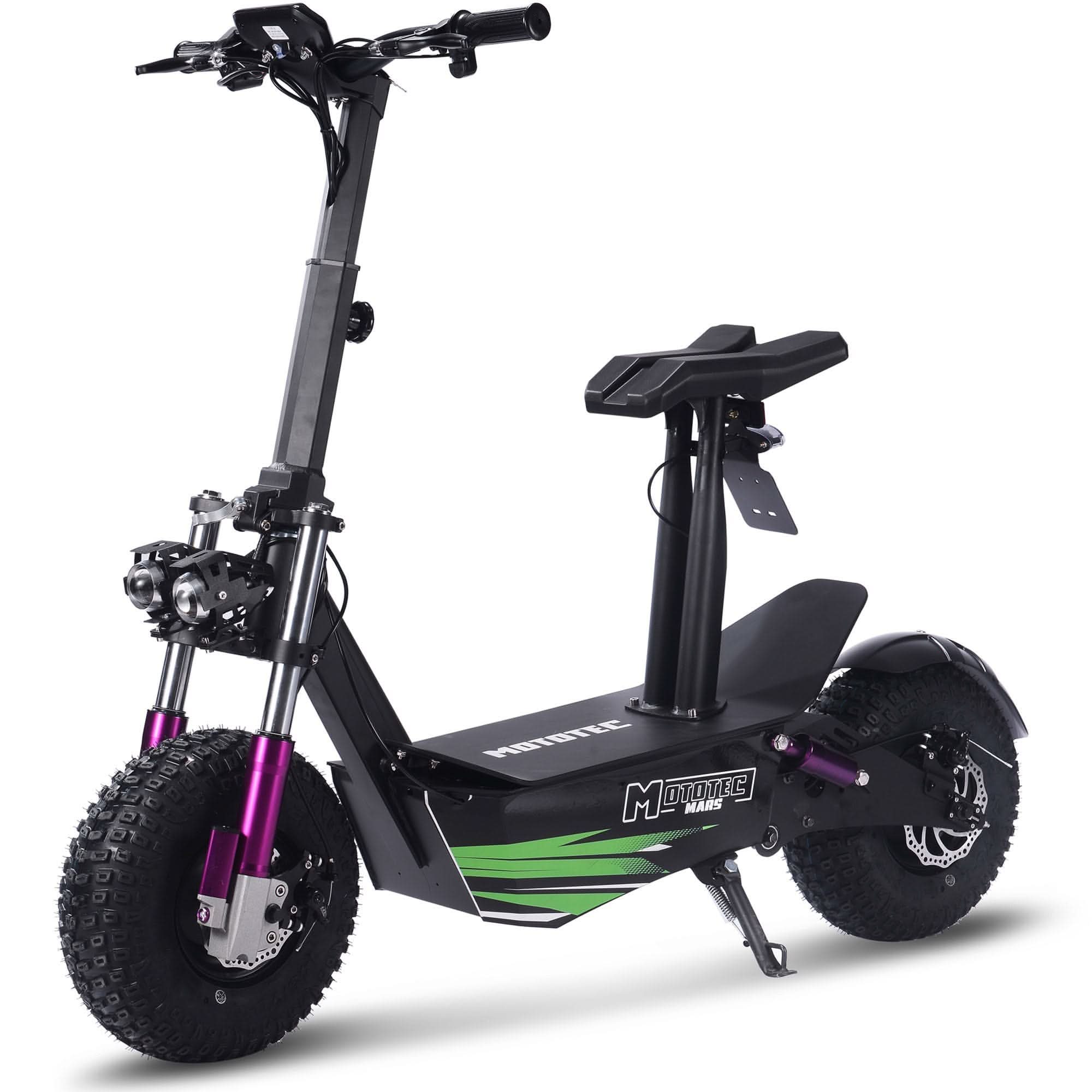 MotoTec Mars 48v 2500w Lithium Folding Electric Scooter