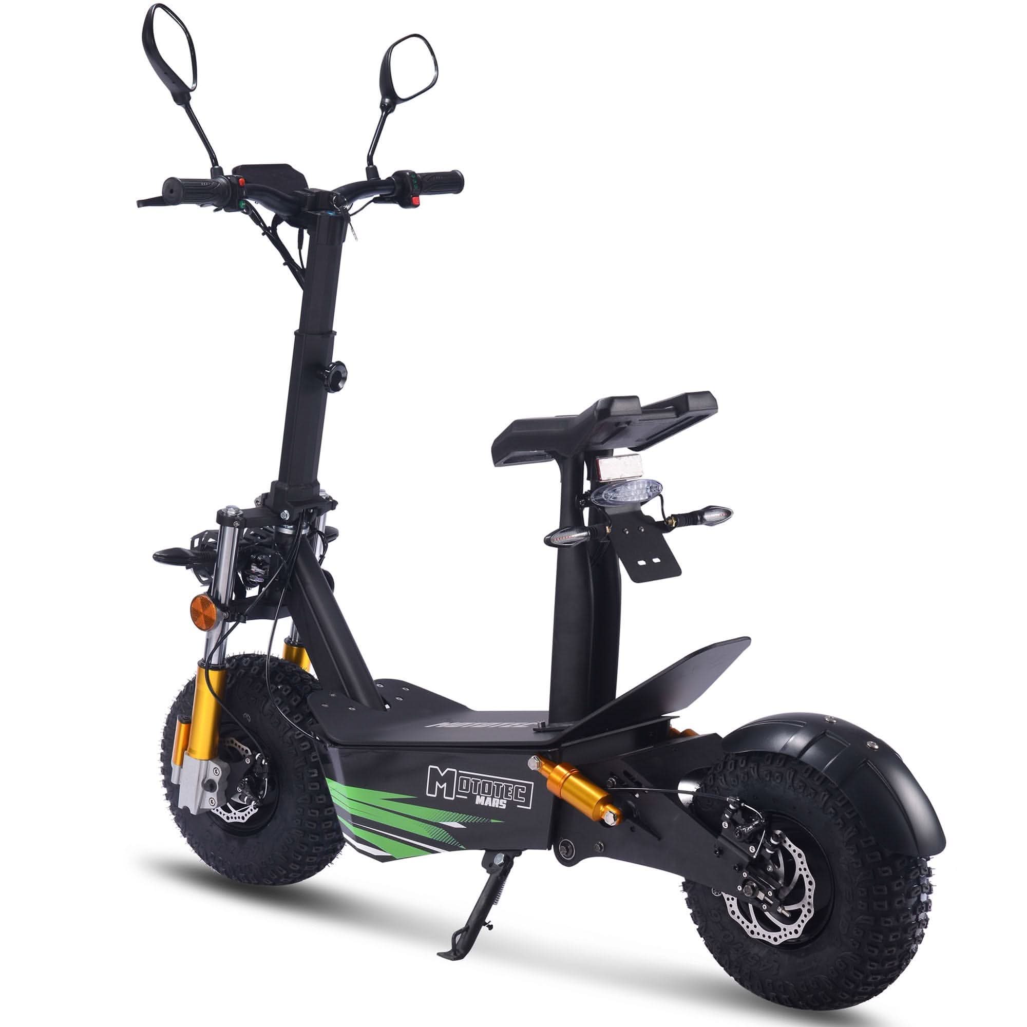 MotoTec Mars 60v 3500w Lithium Folding Electric Scooter
