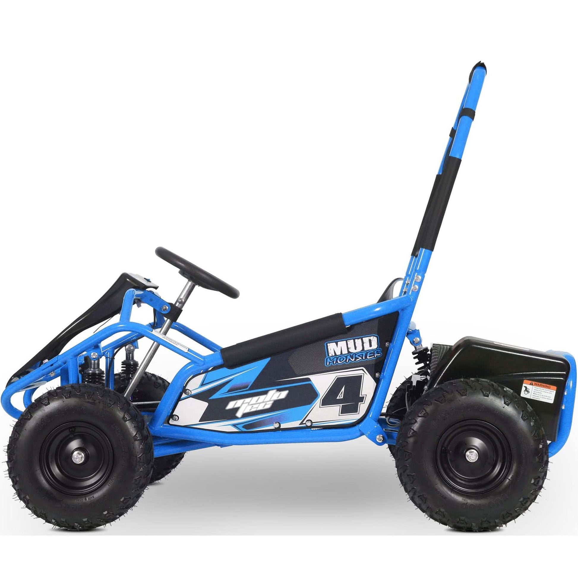 MotoTec Mud Monster 48v 1000w Electric Kids Off Road Go Kart Full Suspension Top Speed 20mph