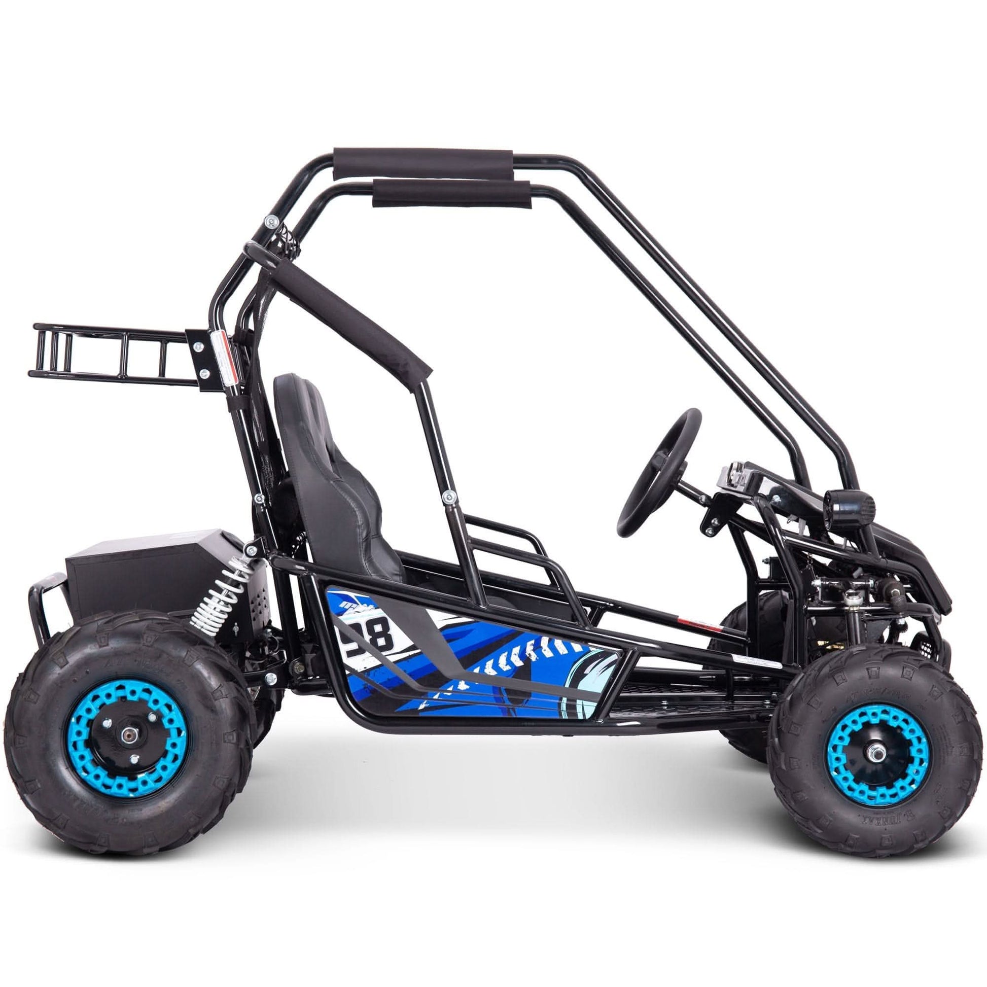 MotoTec Mud Monster XL 72V 2000W Electric Go Kart Top Speed 25mph