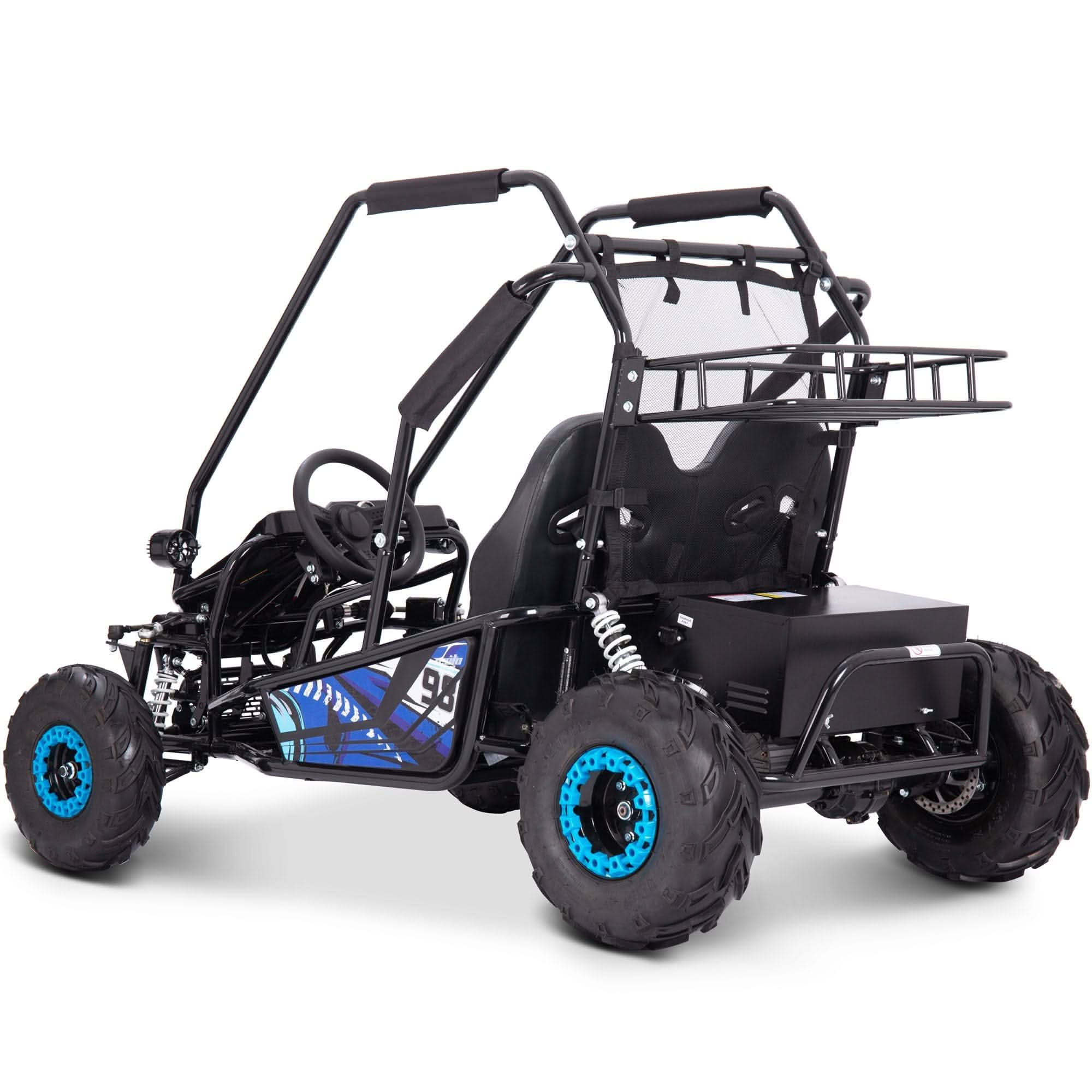 MotoTec Mud Monster XL 72V 2000W Electric Go Kart Top Speed 25mph