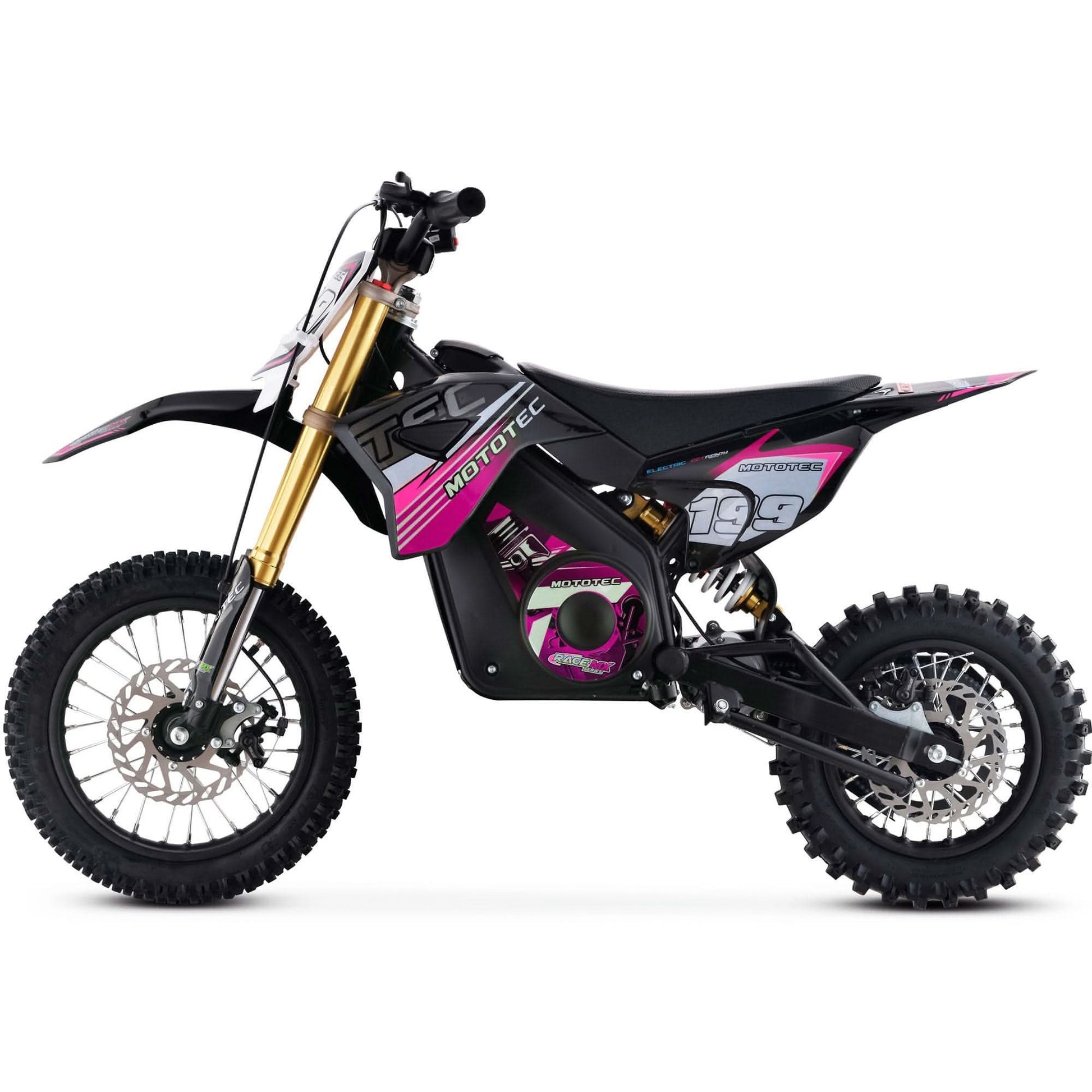 MotoTec Pro 36v 1000w Lithium Electric Dirt Bike Top Speed 18mph