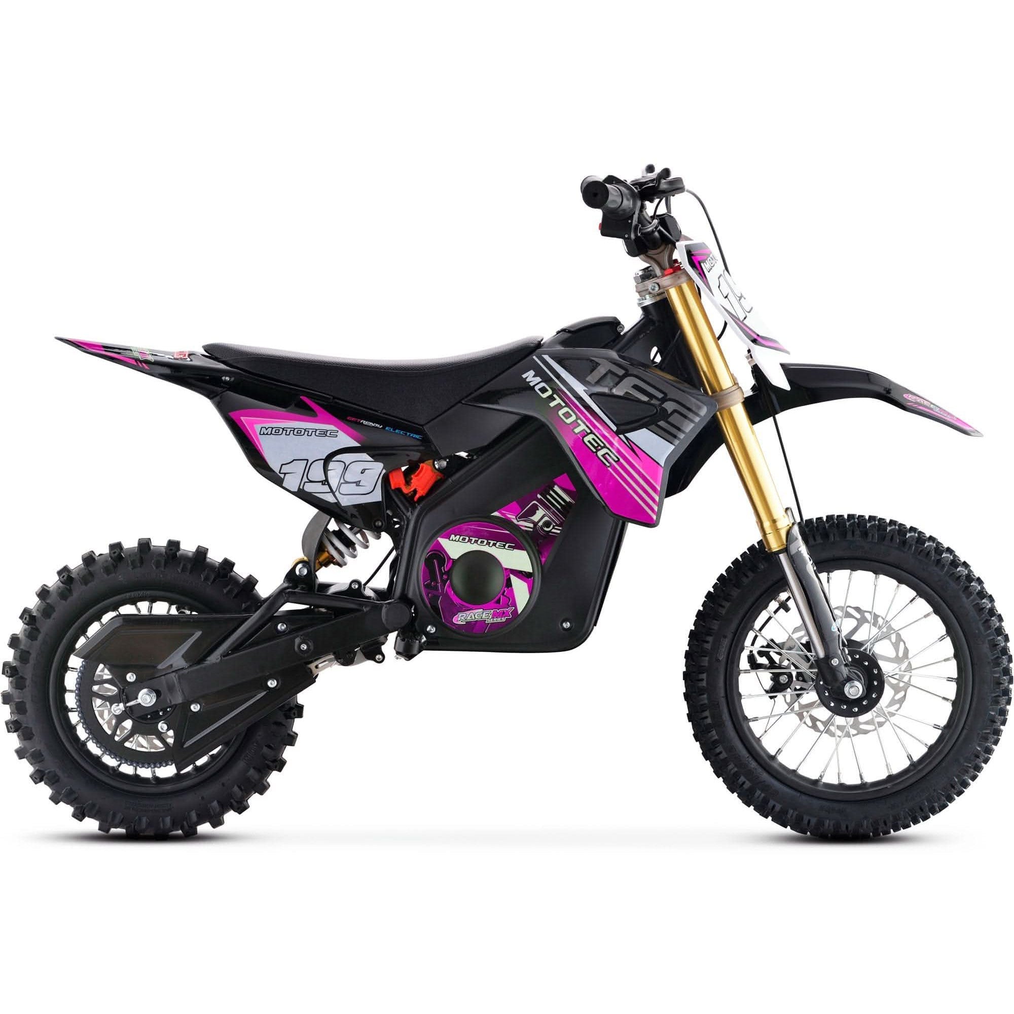 MotoTec Pro 36v 1000w Lithium Electric Dirt Bike Top Speed 18mph