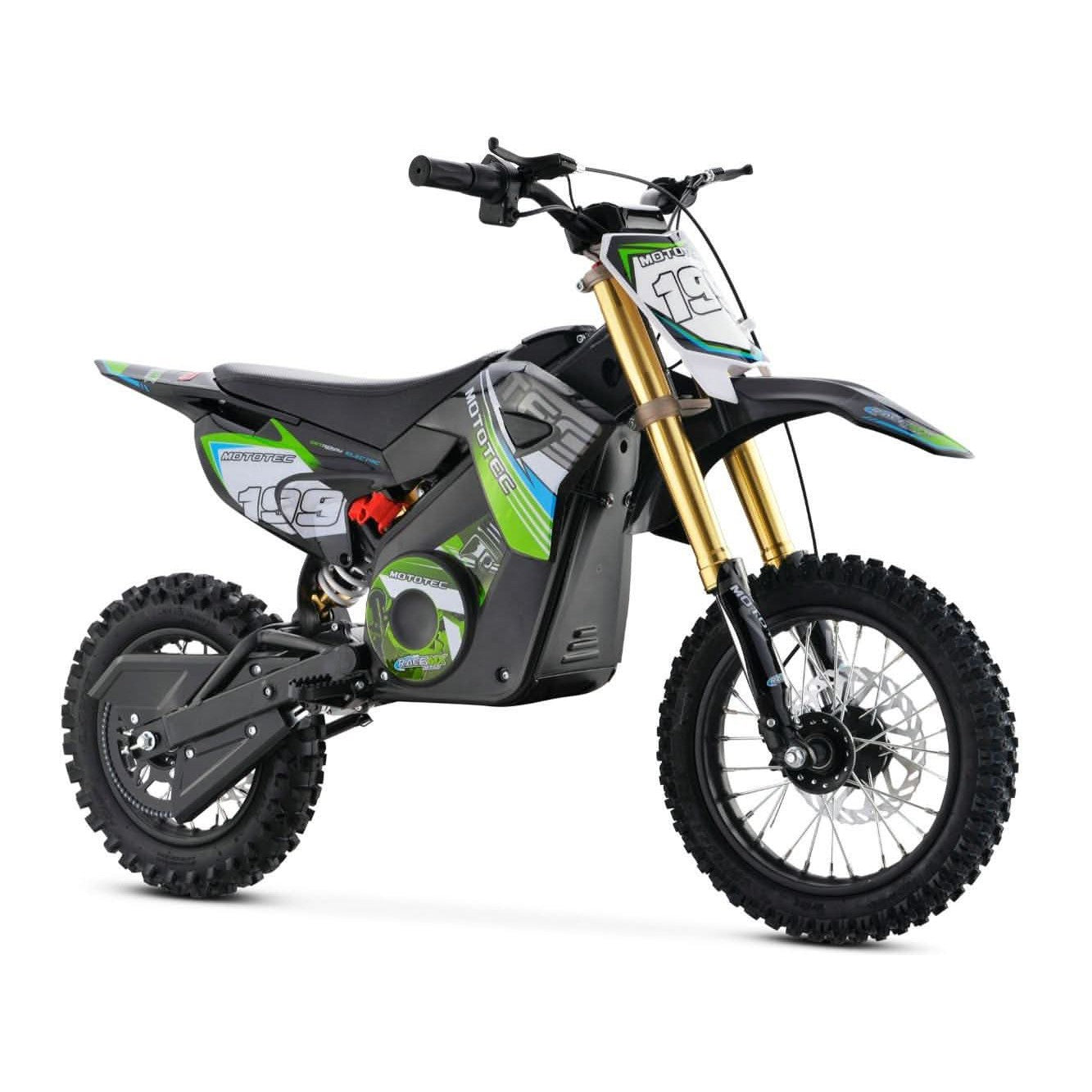 MotoTec Pro 36v 1000w Lithium Electric Dirt Bike Top Speed 18mph