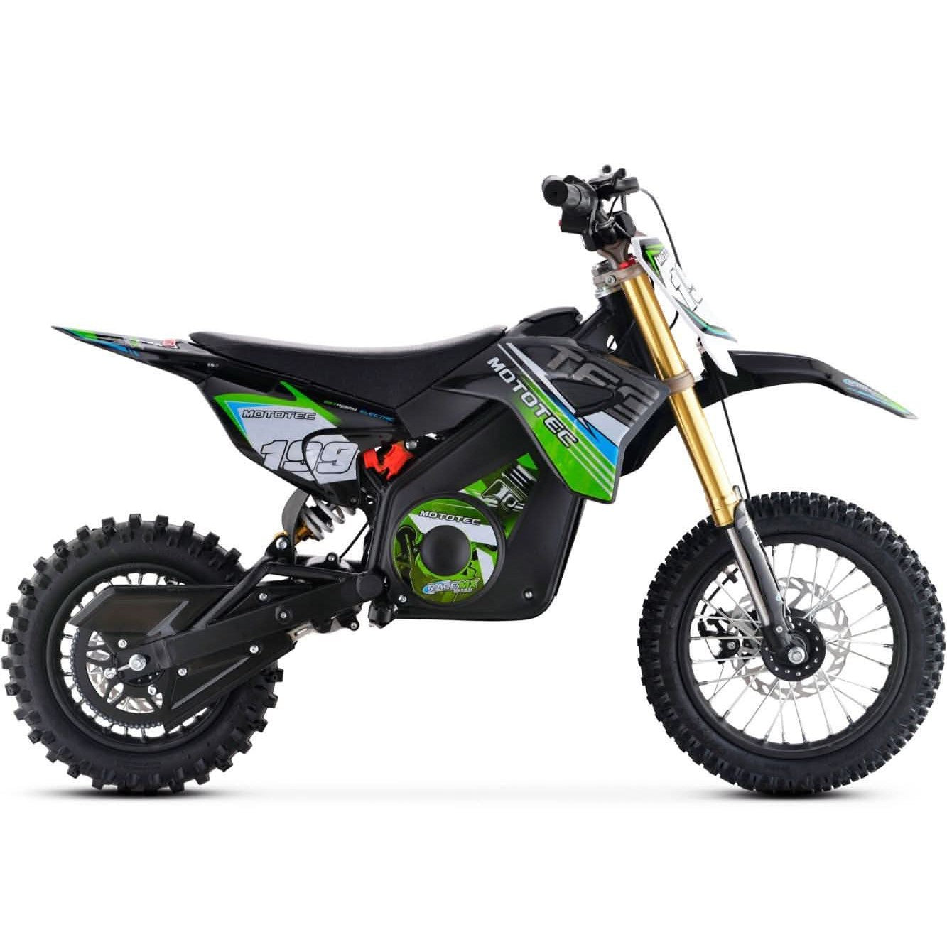 MotoTec Pro 36v 1000w Lithium Electric Dirt Bike Top Speed 18mph