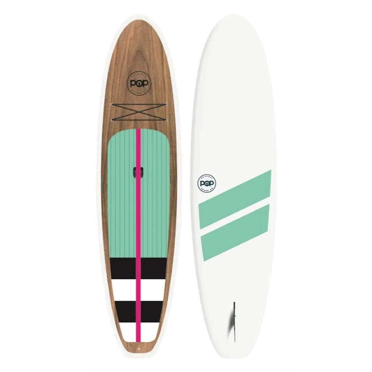 Pop Board Co Amigo Faux Wood Rigid Paddleboard