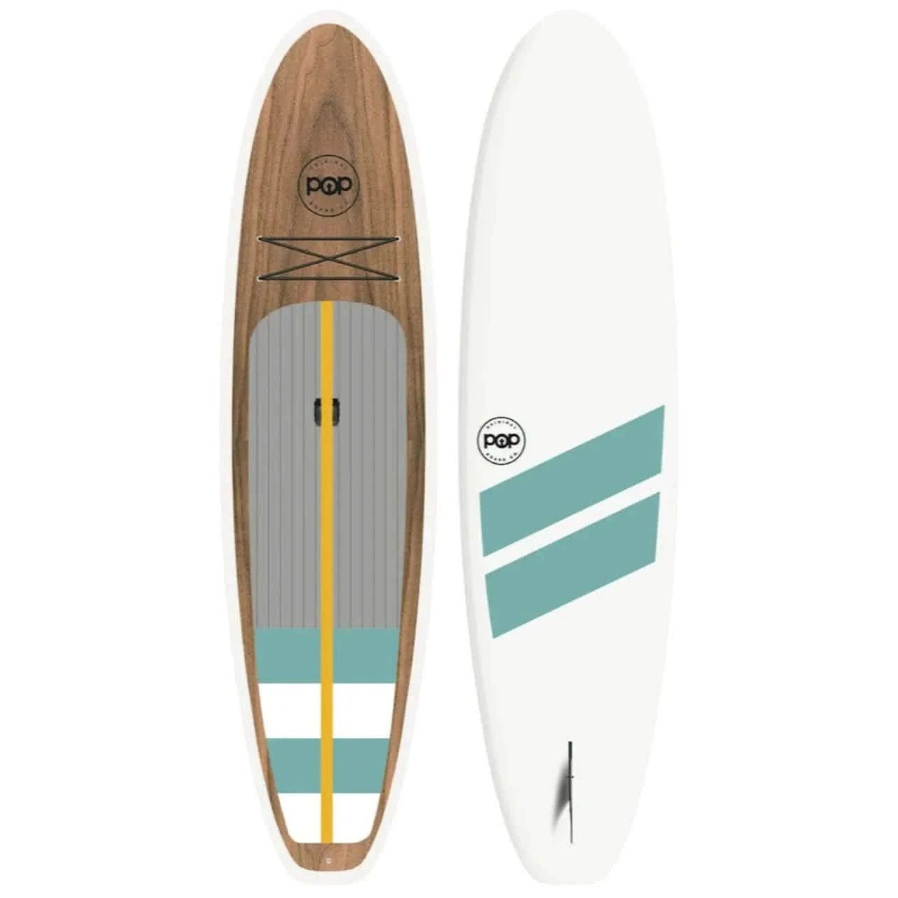 Pop Board Co Amigo Faux Wood Rigid Paddleboard