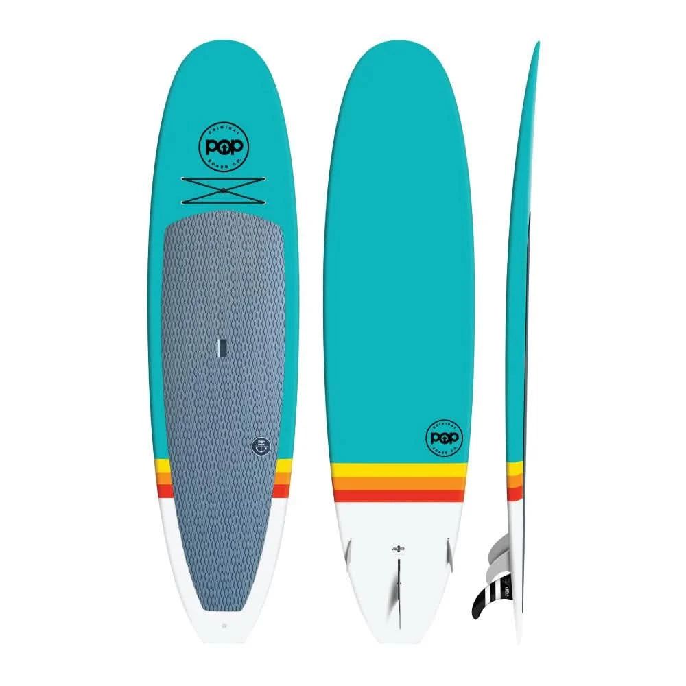 Pop Board Co. Classico 10'6" Baja Retro Rigid Stand Up Paddleboard