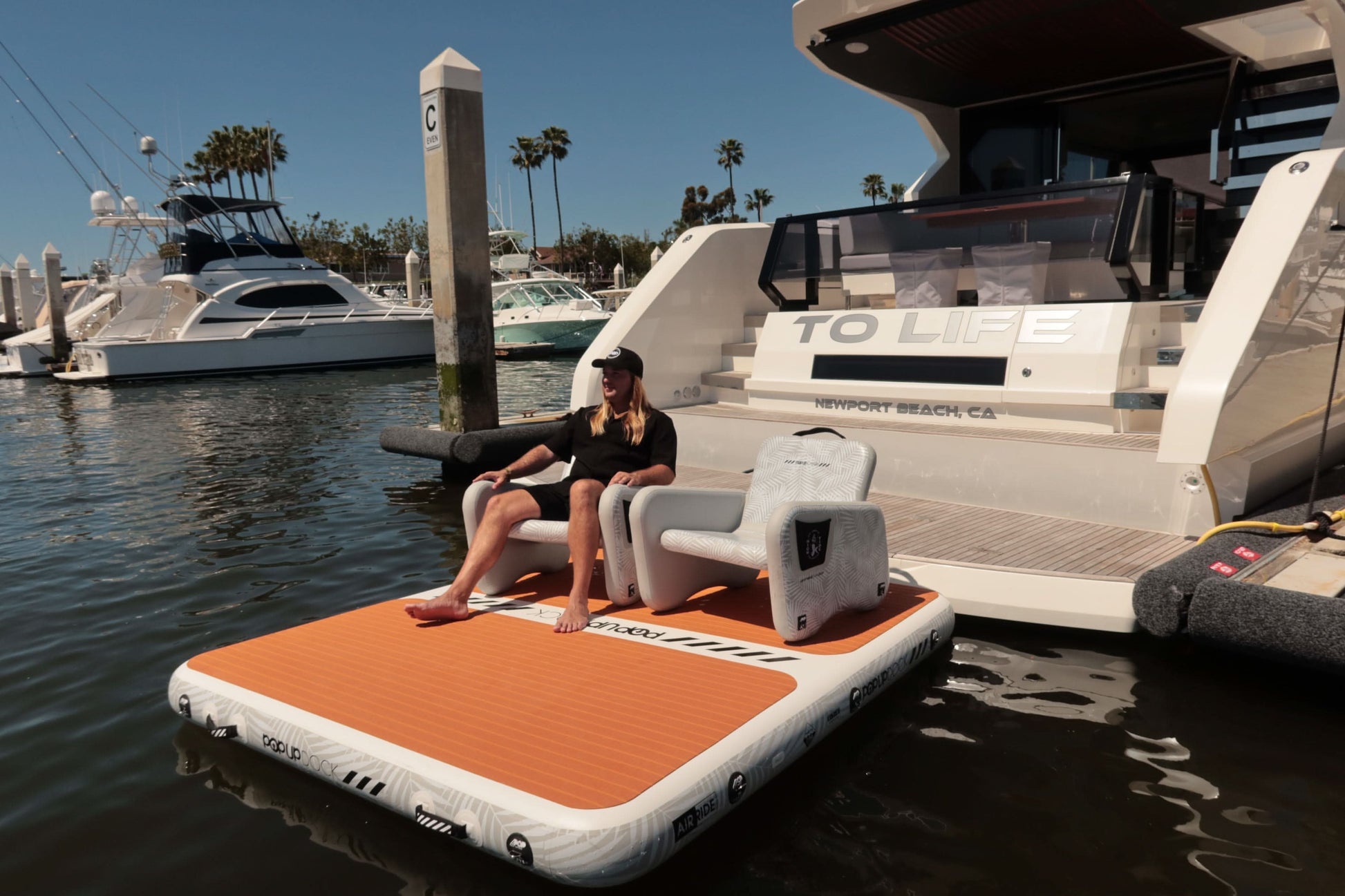 Pop Board Co. Inflatable POP UP Dock