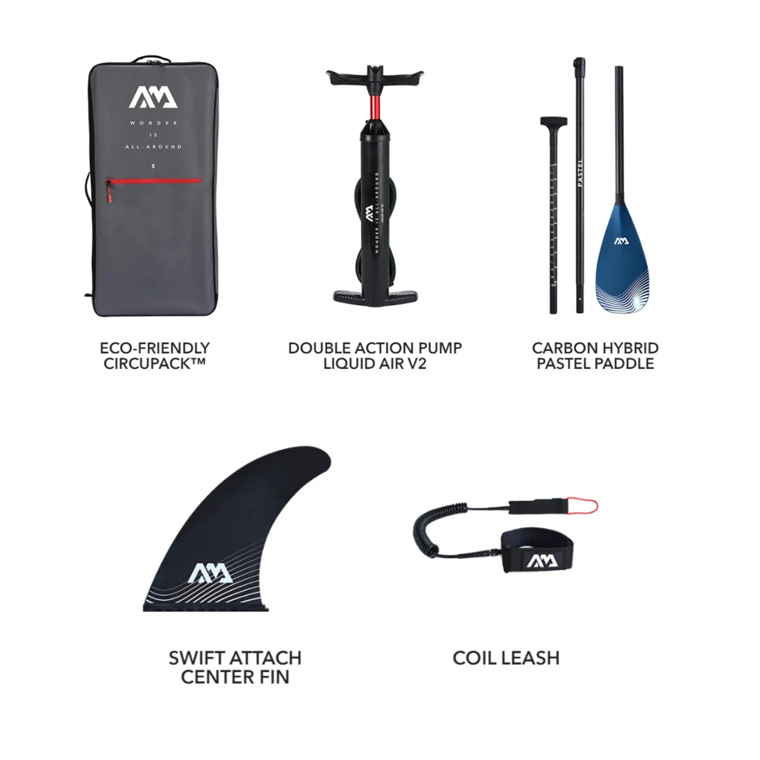 Aqua Marina BT-23BEP Beast 10'6" Inflatable Stand Up Paddle Board All-Around Advanced Series