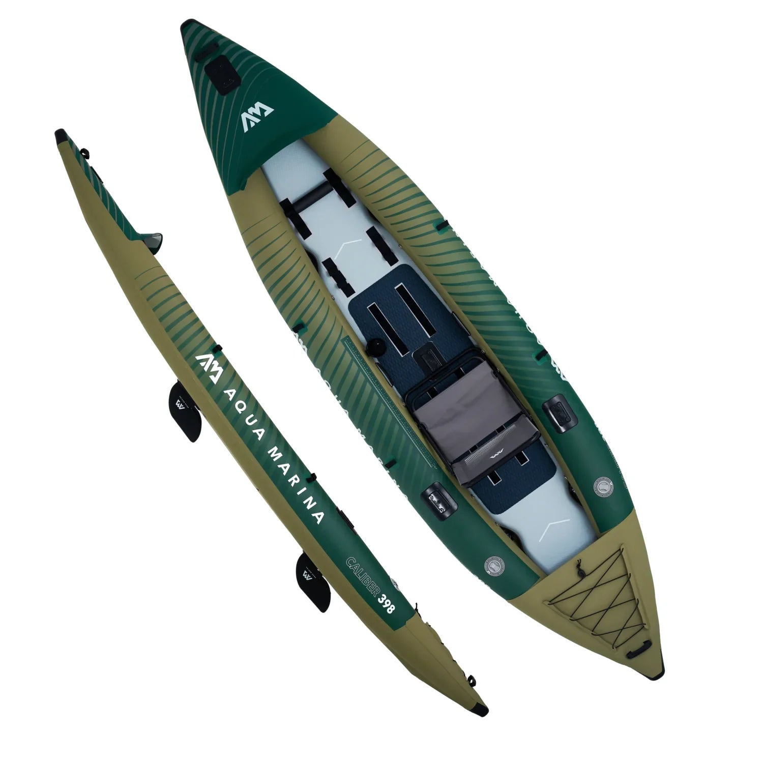 Aqua Marina CA-398 Caliber 13'1" Inflatable Fishing Kayak 1-2 Person