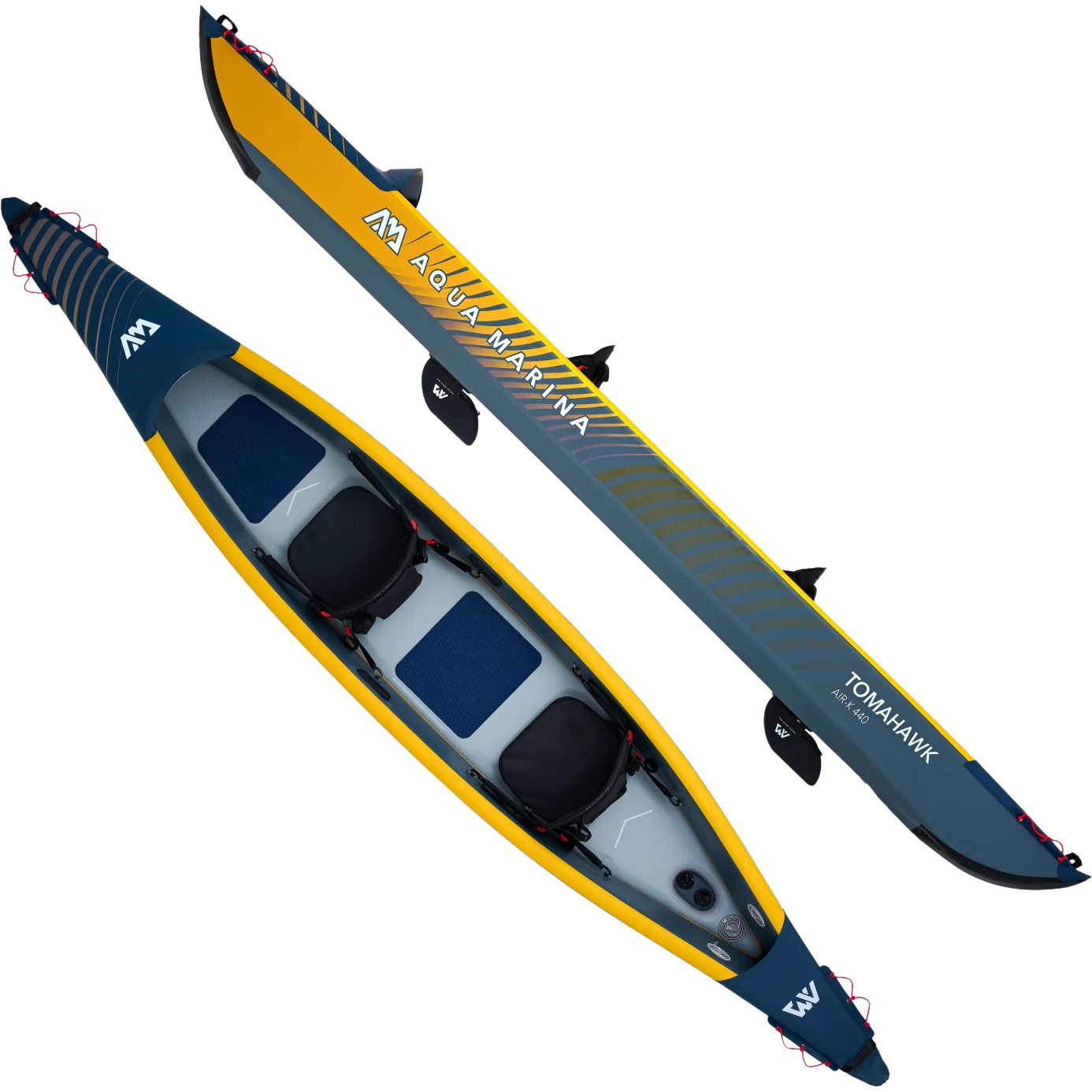 Aqua Marina AIR-K440 Tomahawk Air-K 14'5" Inflatable Speed Kayak 1-2 Person