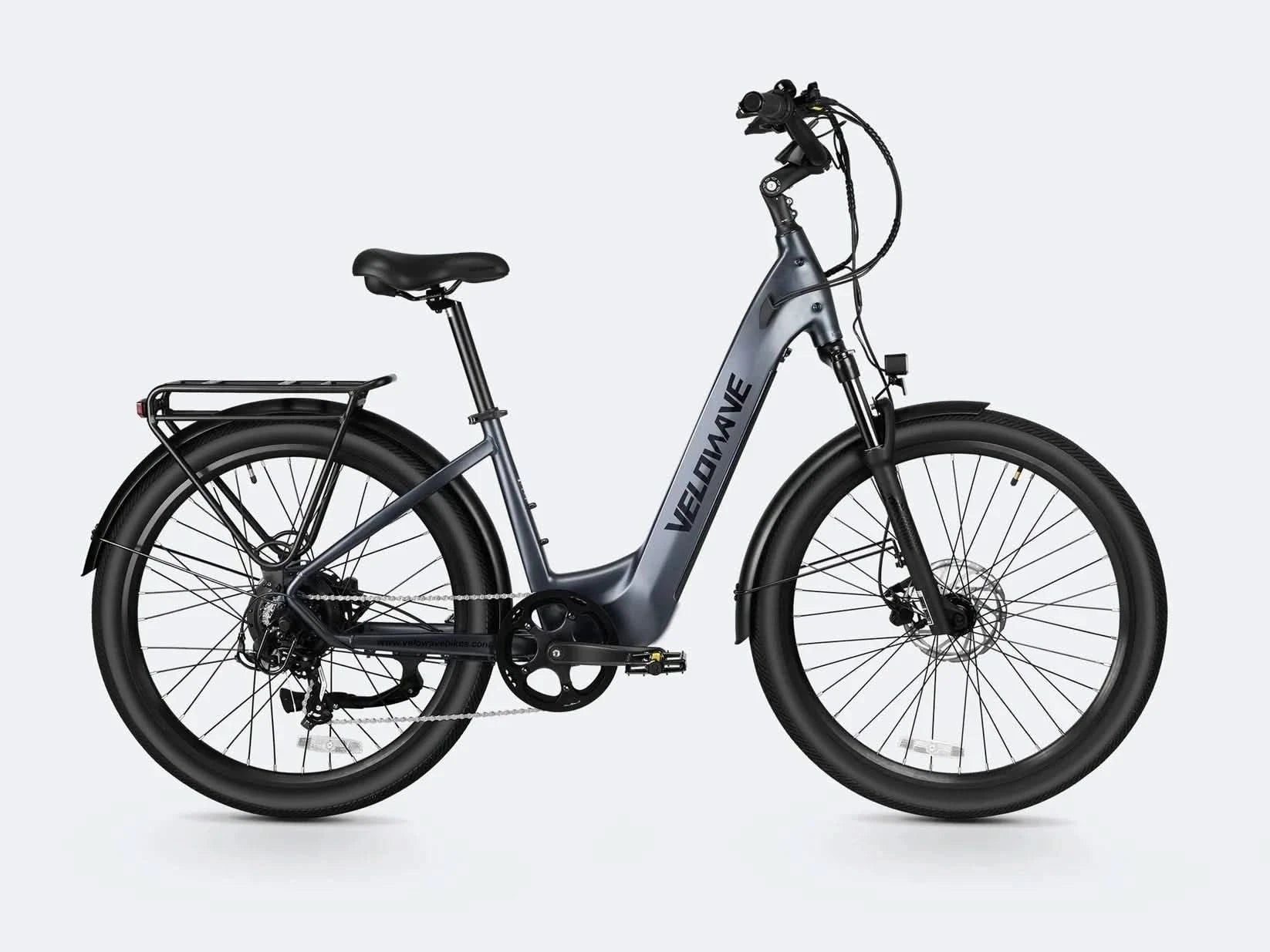 Velowave Breeze T Torque Sensor City Step-Through Commuter Long Range Electric Bike 28mph