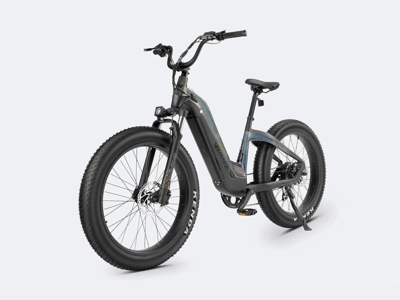 Velowave Grace 2.0 Step-Through Fat Tire Long Range Electric Bike 28mph