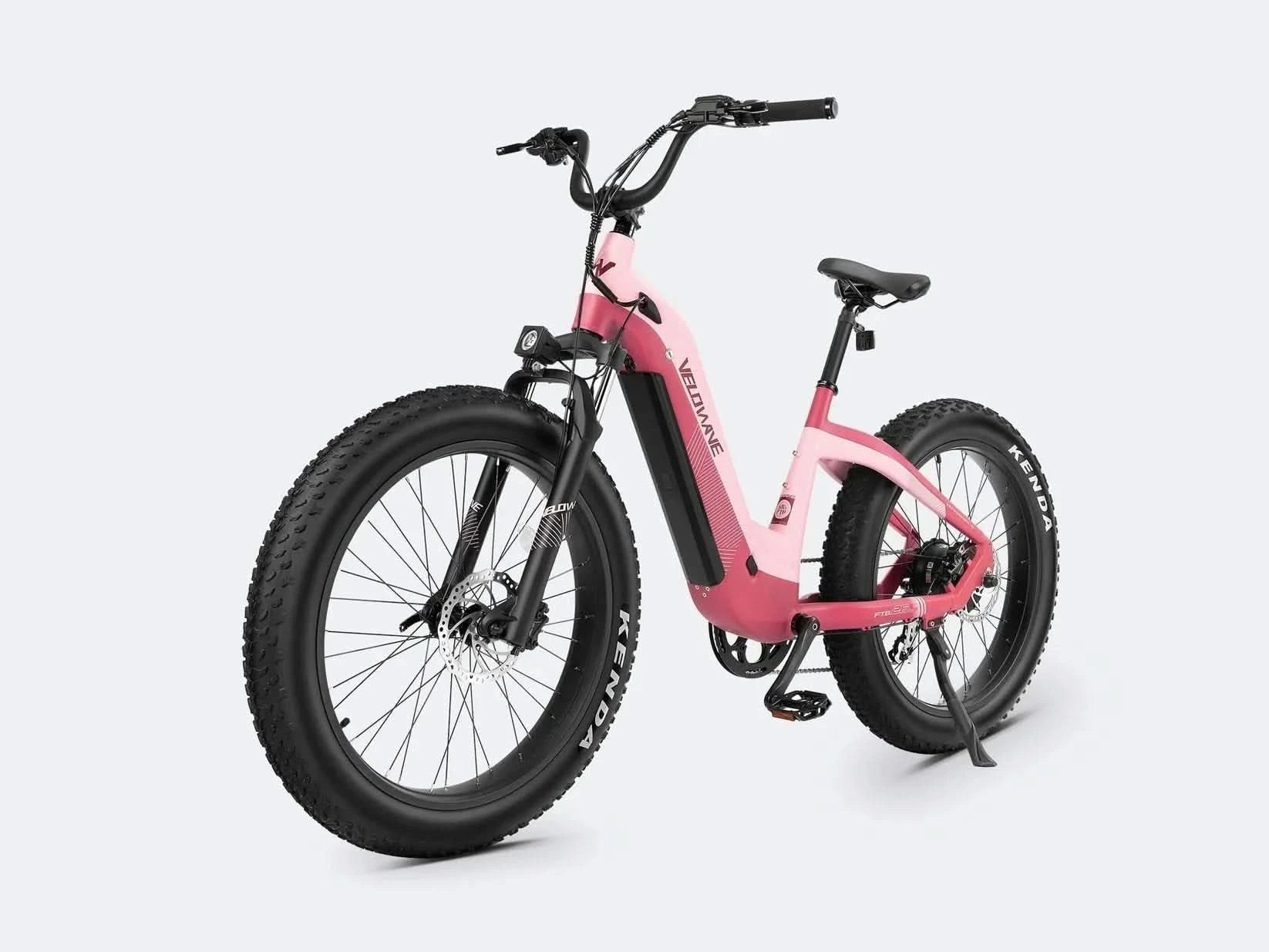 Velowave Grace 2.0 Step-Through Fat Tire Long Range Electric Bike 28mph