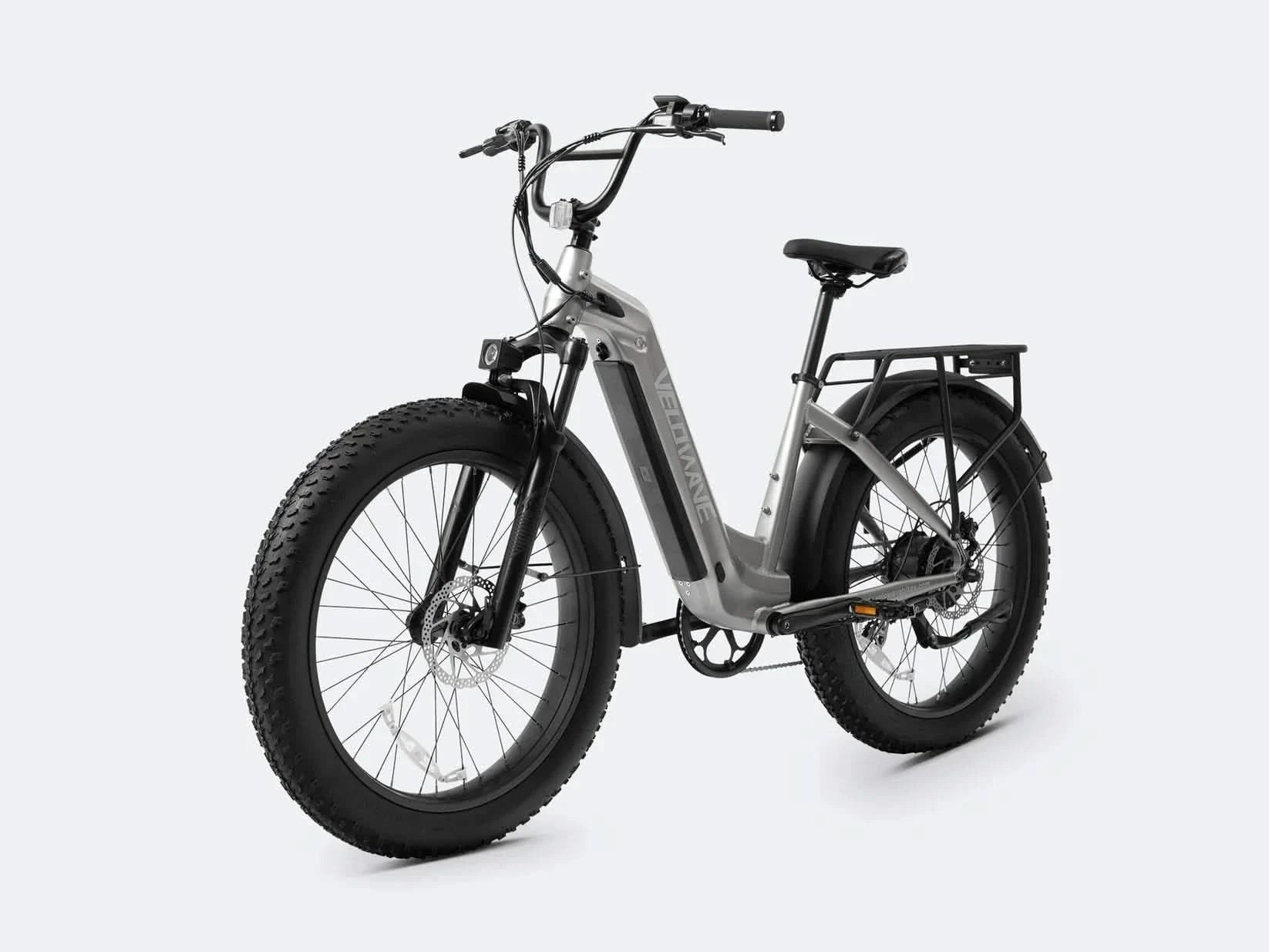 Velowave Ranger 2.0 Step-Thru Fat Tire Long Range Electric Bike 28mph