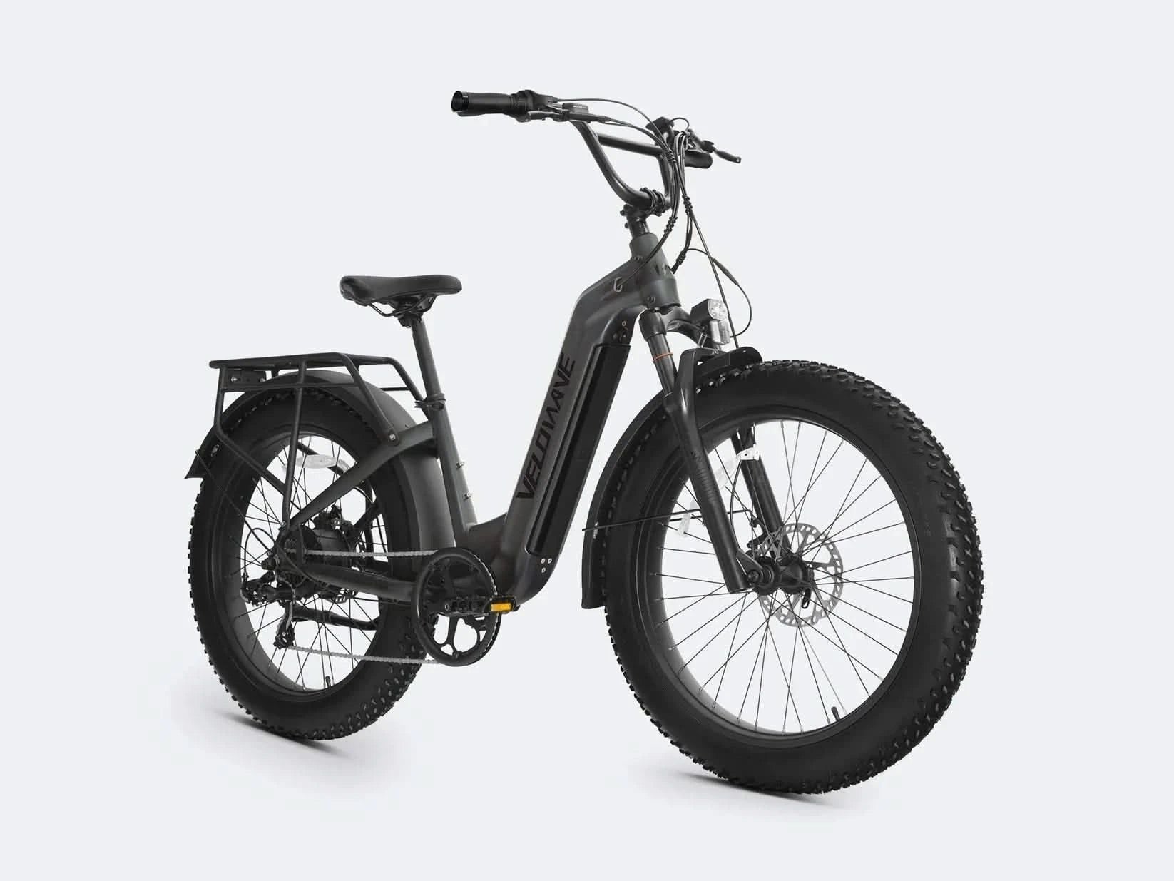 Velowave Ranger 2.0 Step-Thru Fat Tire Long Range Electric Bike 28mph